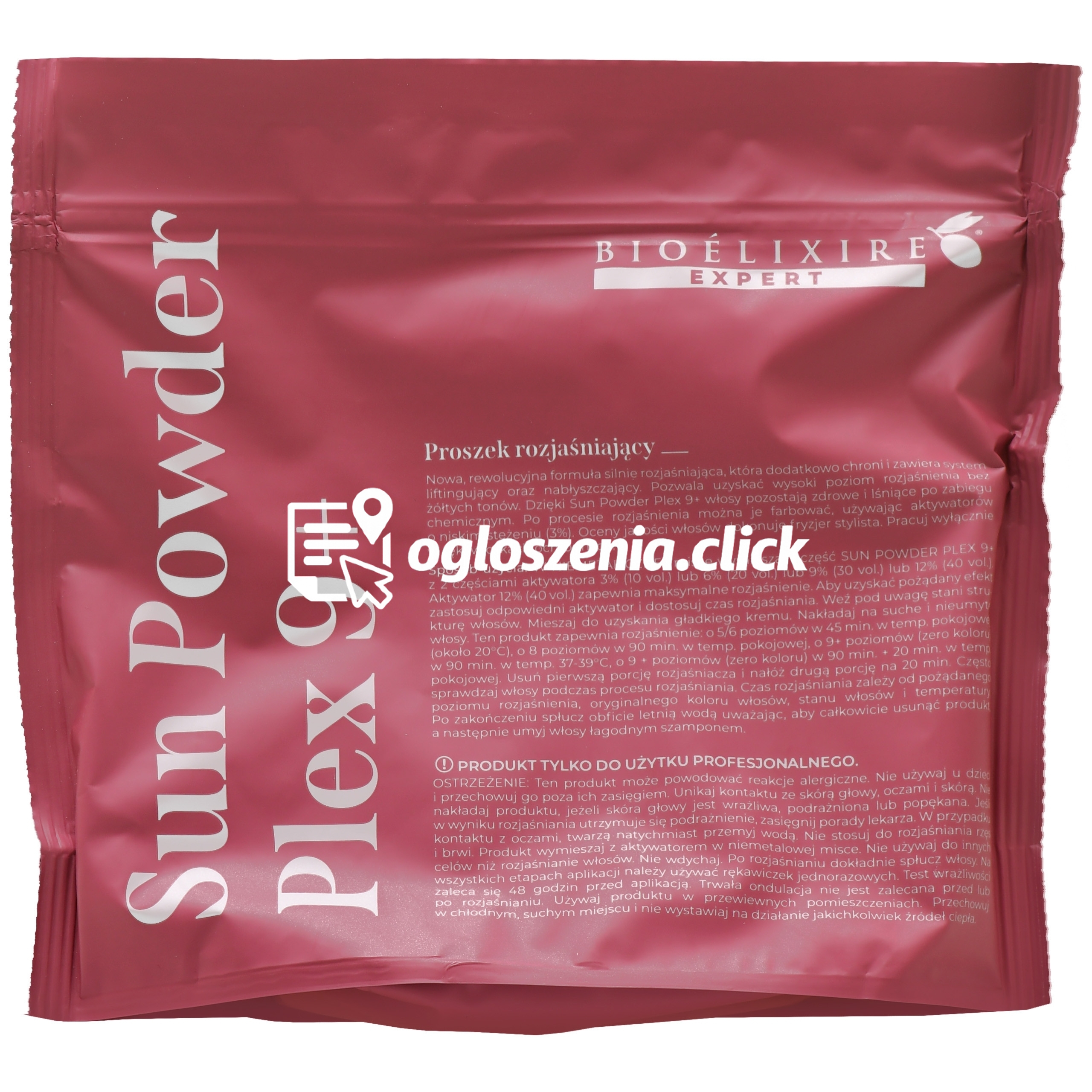 Zdjęcie produktu Bioelixire Sun Powder Plex 9+ profesjonalny rozjasniacz do wlosów 500 g
