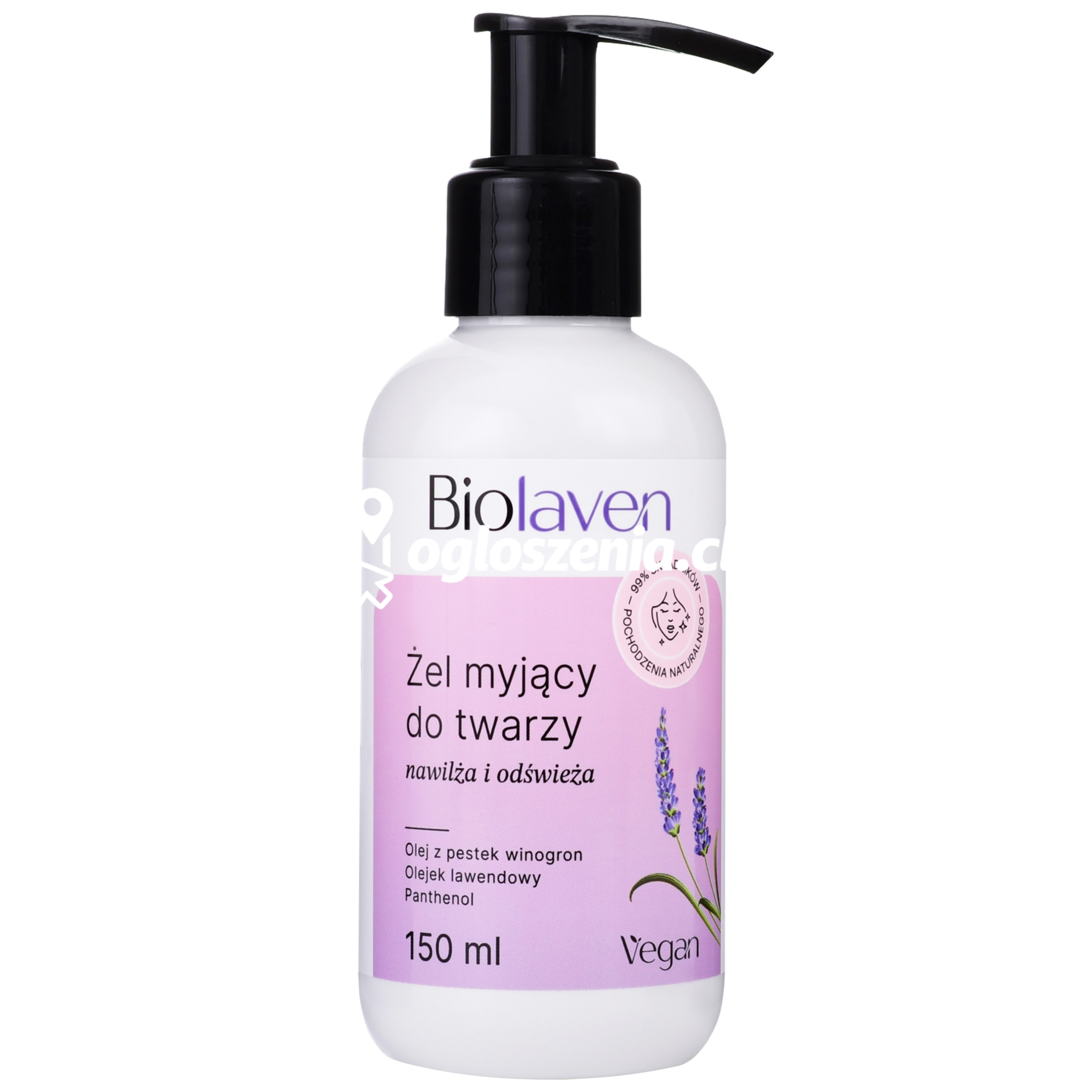 Zdjęcie produktu Biolaven - nawilzajaco-odswiezajacy zel do mycia twarzy, 150ml