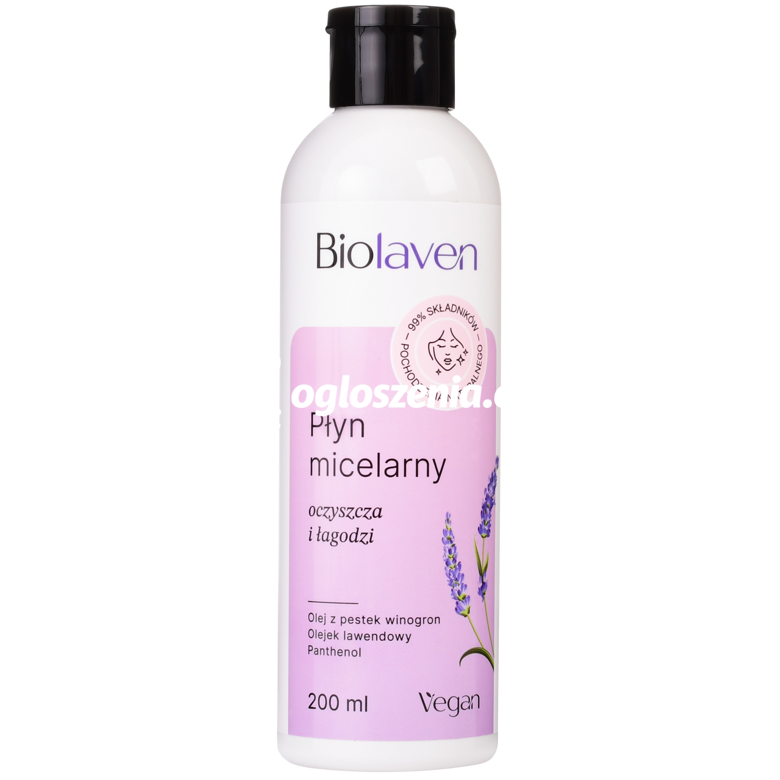 Zdjęcie produktu Biolaven plyn micelarny do demakijazu twarzy i oczu 200 ml