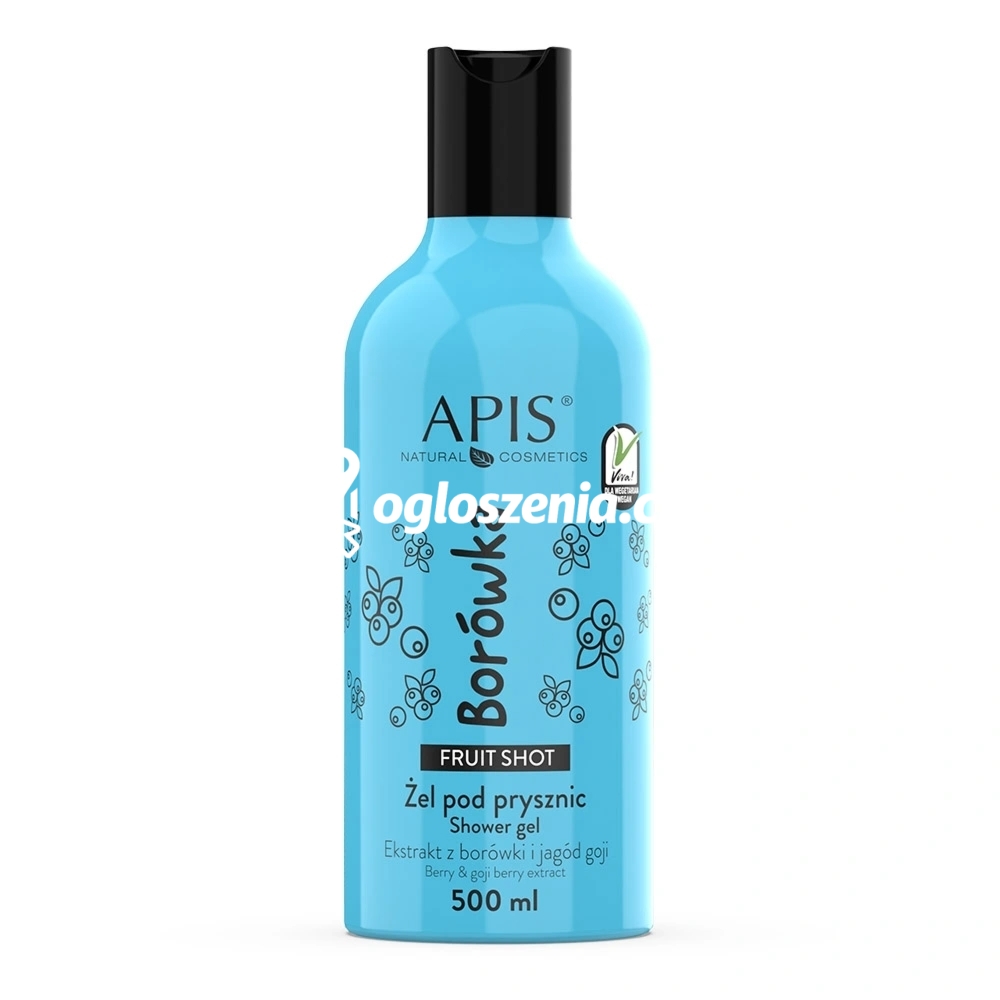 Zdjęcie produktu Borówkowy zel pod prysznic - Apis Fruit Shot - 500 ml