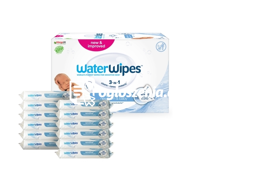 Zdjęcie produktu Chusteczki nawilzane dla dzieci WIELOPAK 720 szt. (12 op. po 60 szt.)