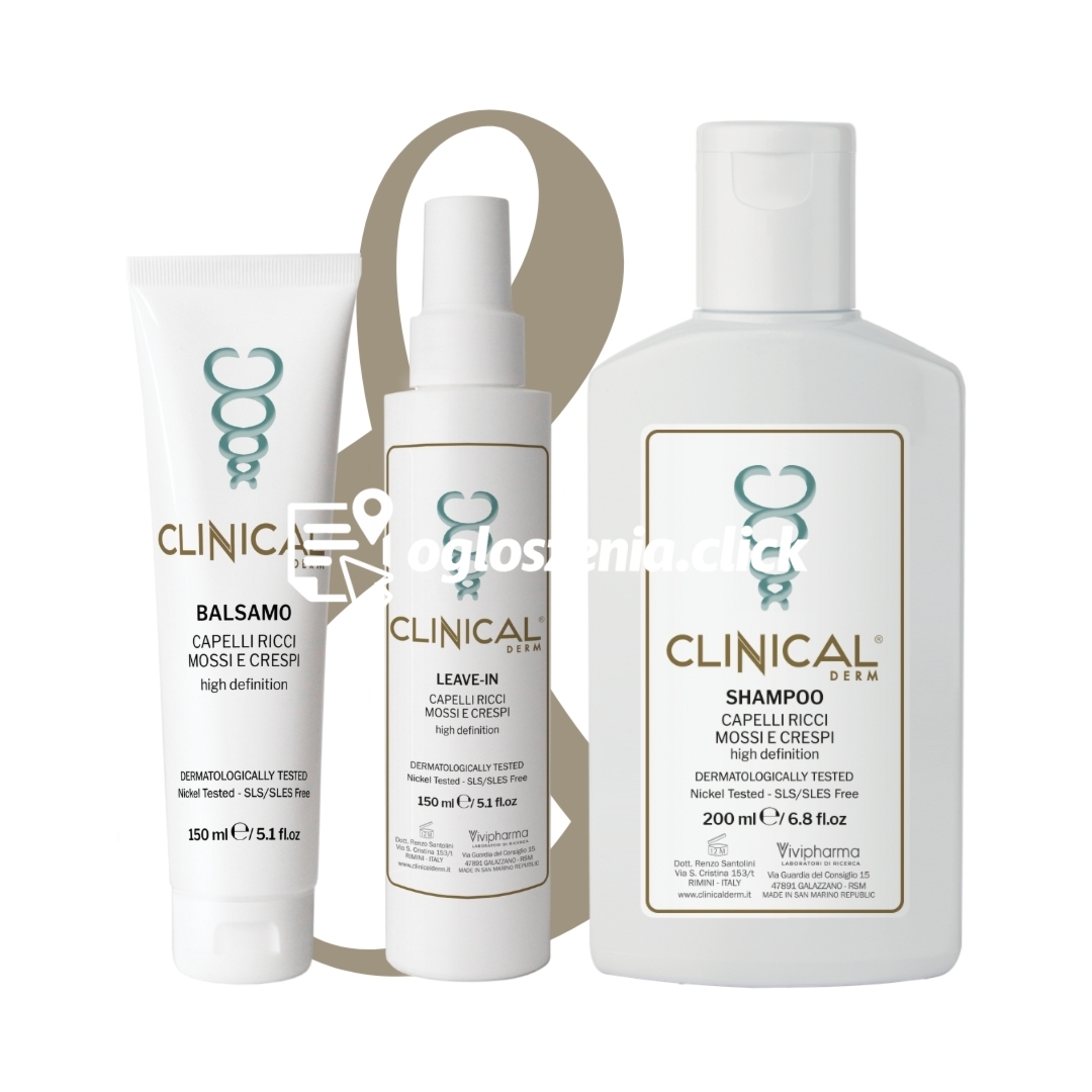 Zdjęcie produktu Clinical Derm Zestaw do wlosów kreconych i falowanych