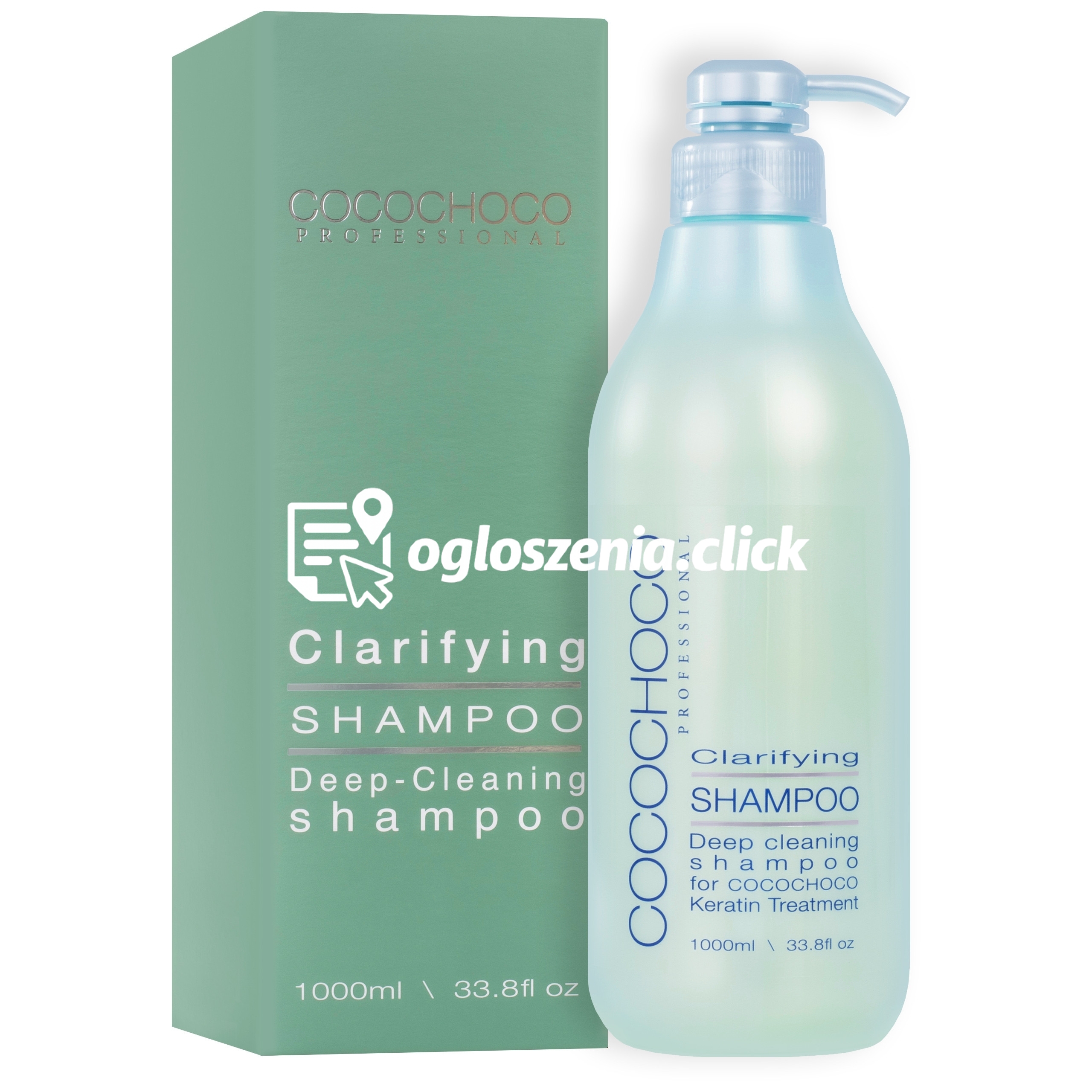 Zdjęcie produktu CocoChoco Clarifying Deep Cleaning - szampon oczyszczajacy przed keratynowym prostowaniem, 1000ml