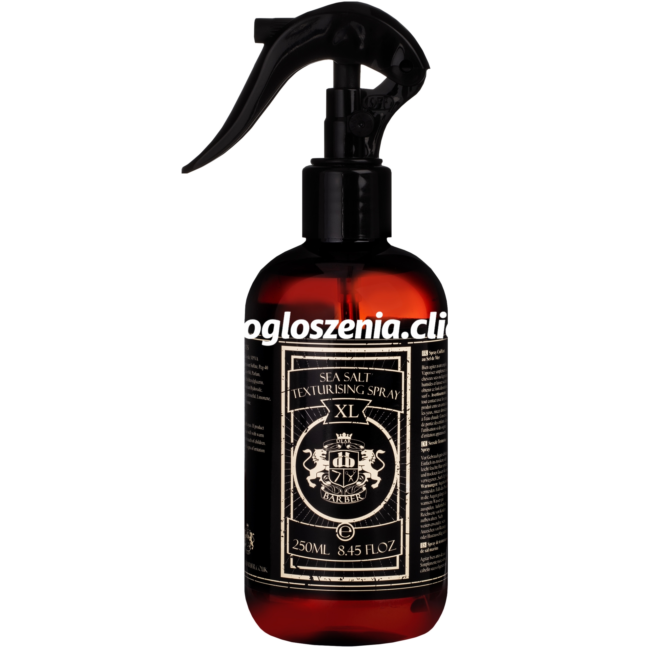 Zdjęcie produktu Dear Barber Sea Salt Spray - teksturyzujacy spray do ukladania wlosów, 250ml