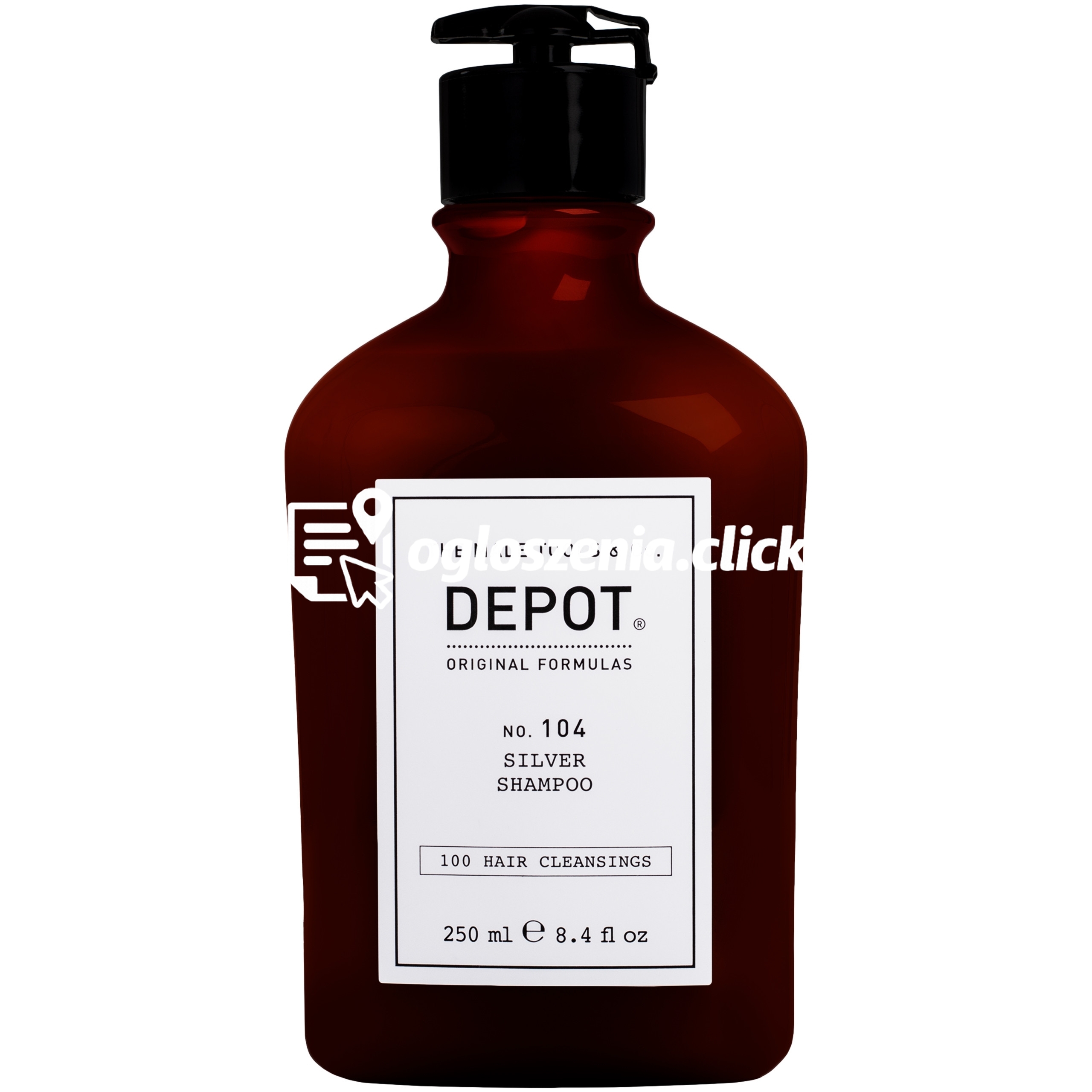 Zdjęcie produktu Depot NO. 104 Silver - szampon do wlosów siwych i rozjasnianych dla mezczyzn, 250ml