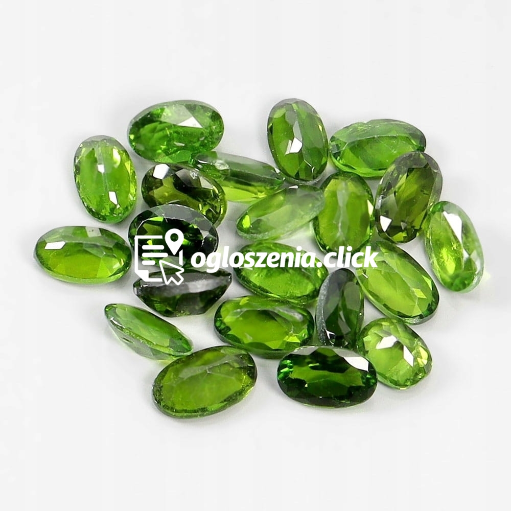 Zdjęcie produktu Diopsydy kamienie naturalne IF - VVS 4.45 ct 20 sztuk