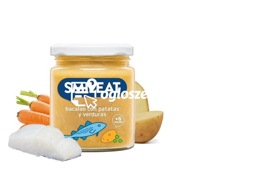 Zdjęcie produktu Dorsz z BIO ziemniakami i BIO warzywami, ekologiczny obiadek w sloiczku, 230 g