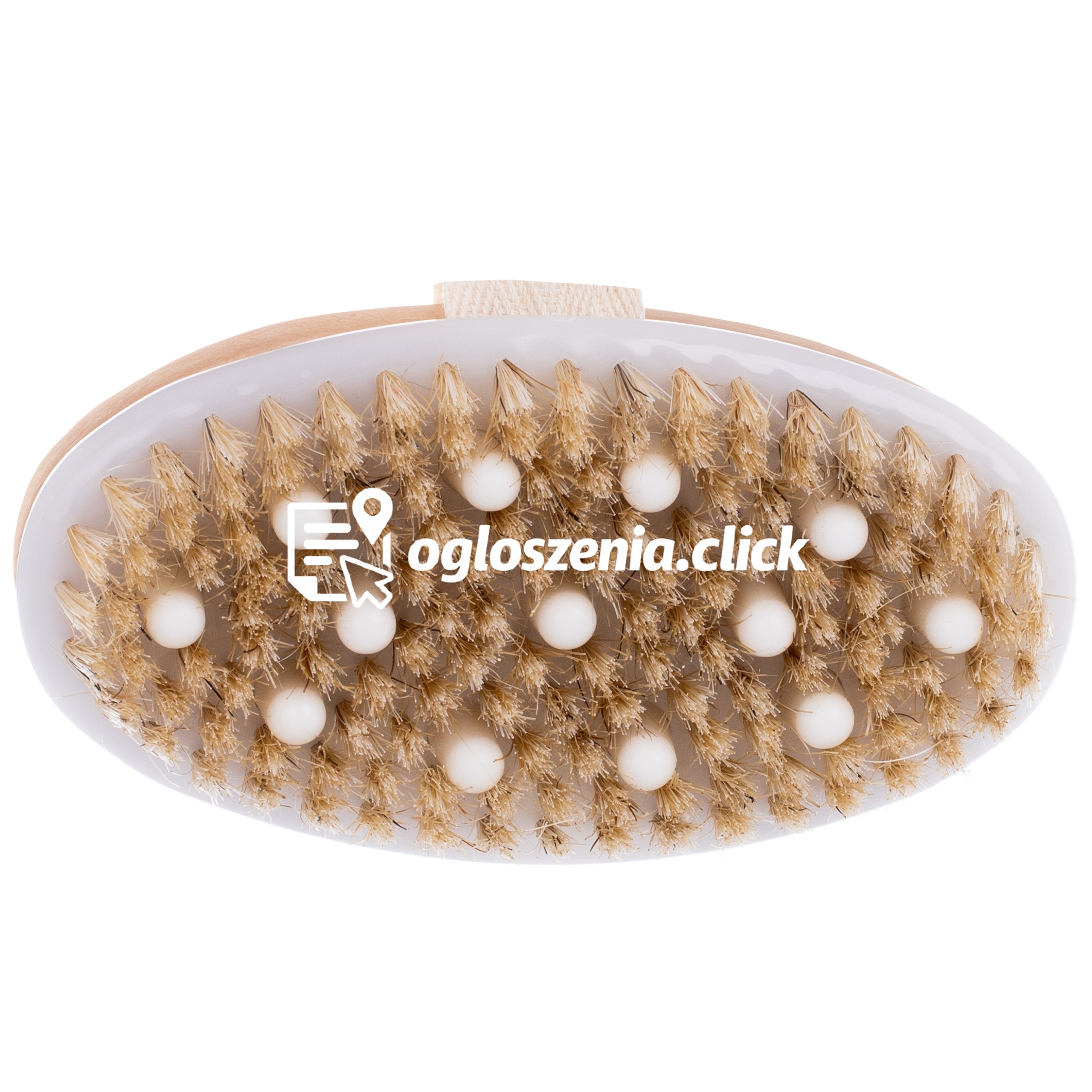 Zdjęcie produktu Drewniana szczotka do masazu ciala na sucho lub na mokro z wypustkami