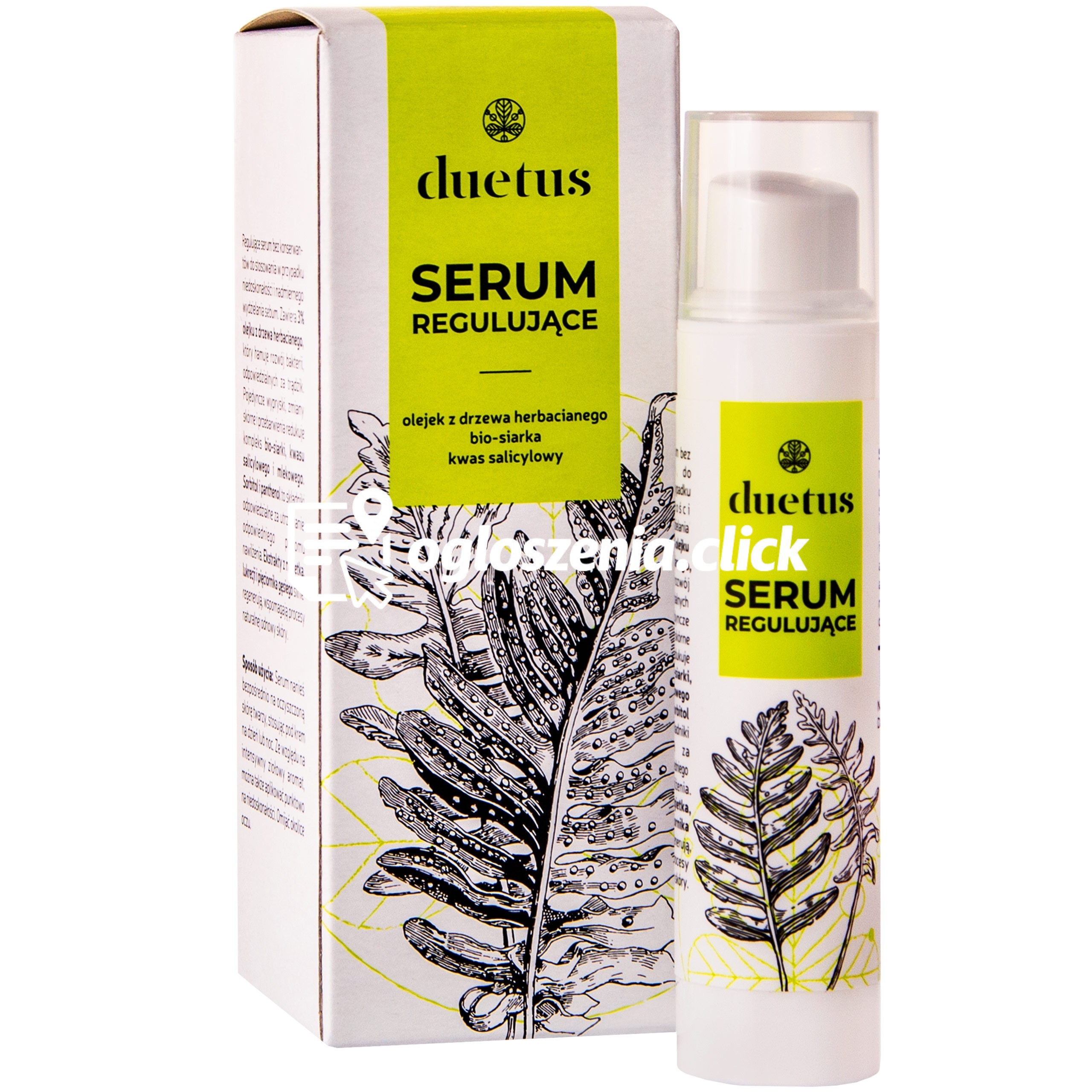 Zdjęcie produktu Duetus antybakteryjne serum regulujace do twarzy 15 ml