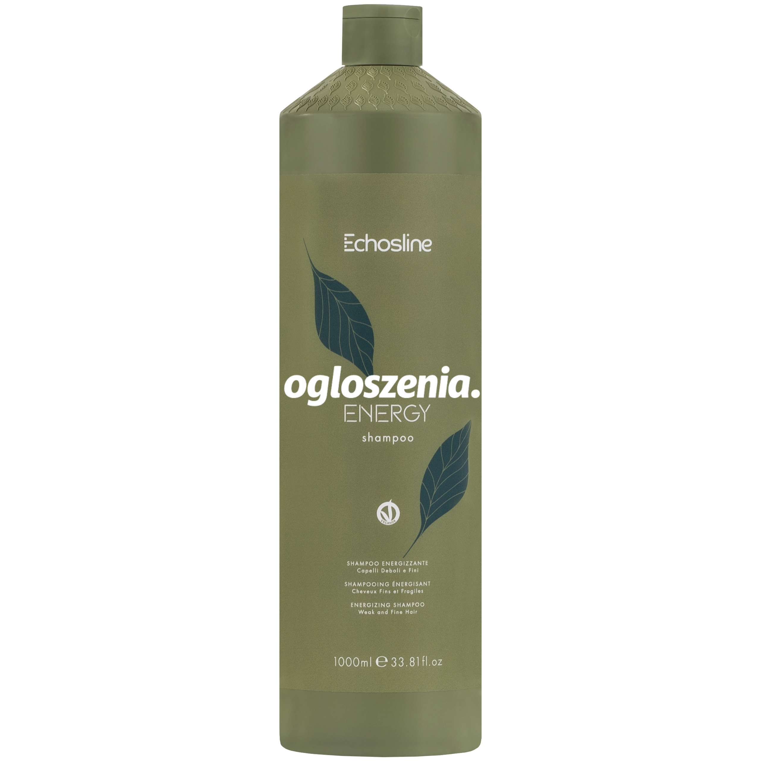 Zdjęcie produktu ECHOSLINE Energy Shampoo - szampon wzmacniajacy do wlosów slabych i wypadajacych, 1000ml
