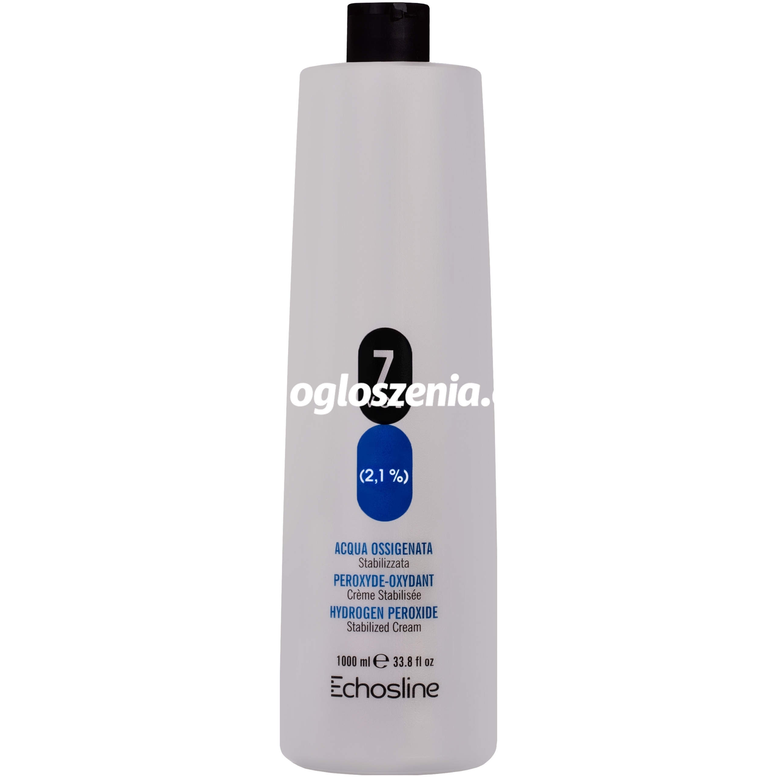 Zdjęcie produktu Echosline Hydrogen Peroxide Stabilized Cream - aktywator w kremie do farb, 1000ml 7 Vol | 2,1%