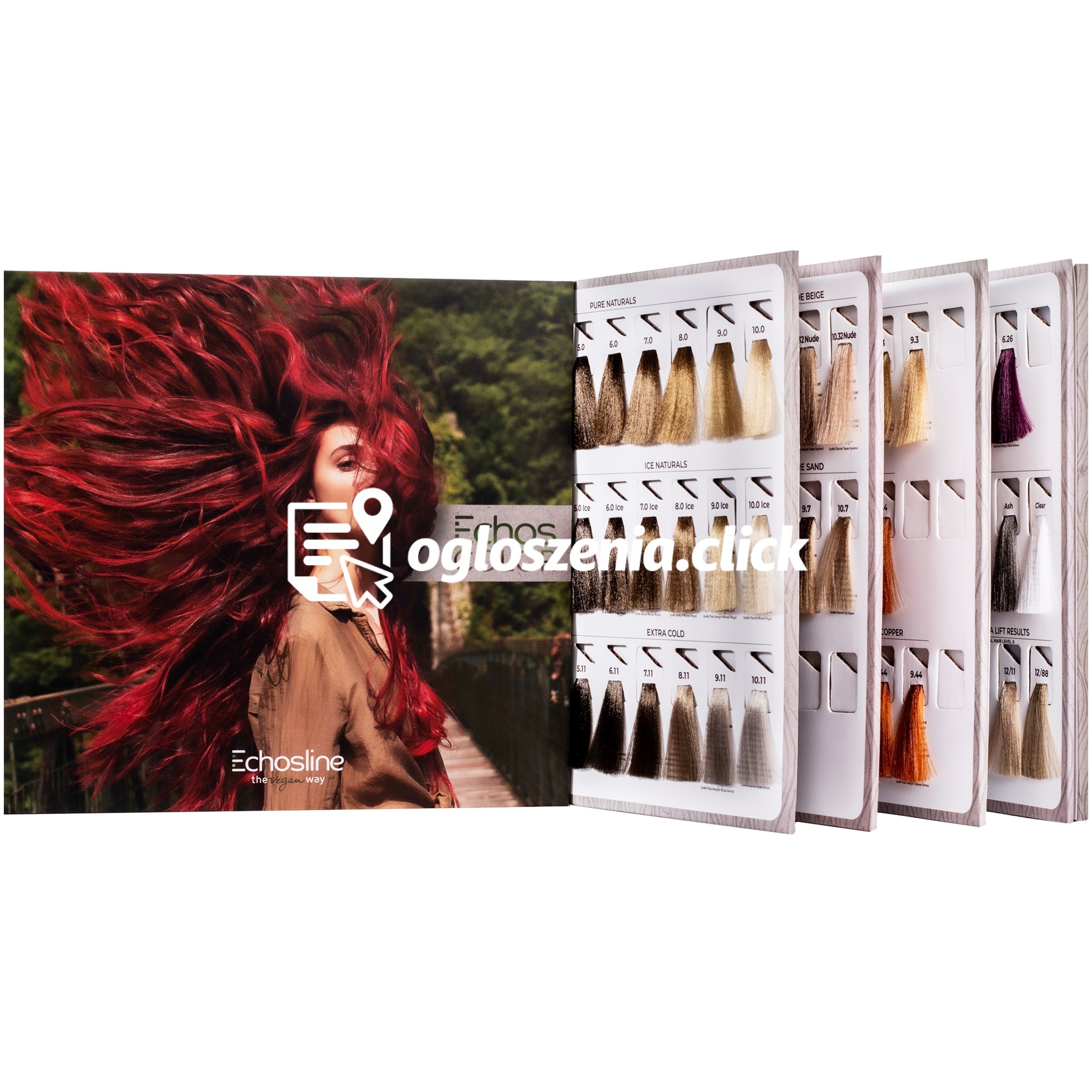 Zdjęcie produktu Echosline profesjonalna paleta kolorów farb Echos Color 75 pasemek