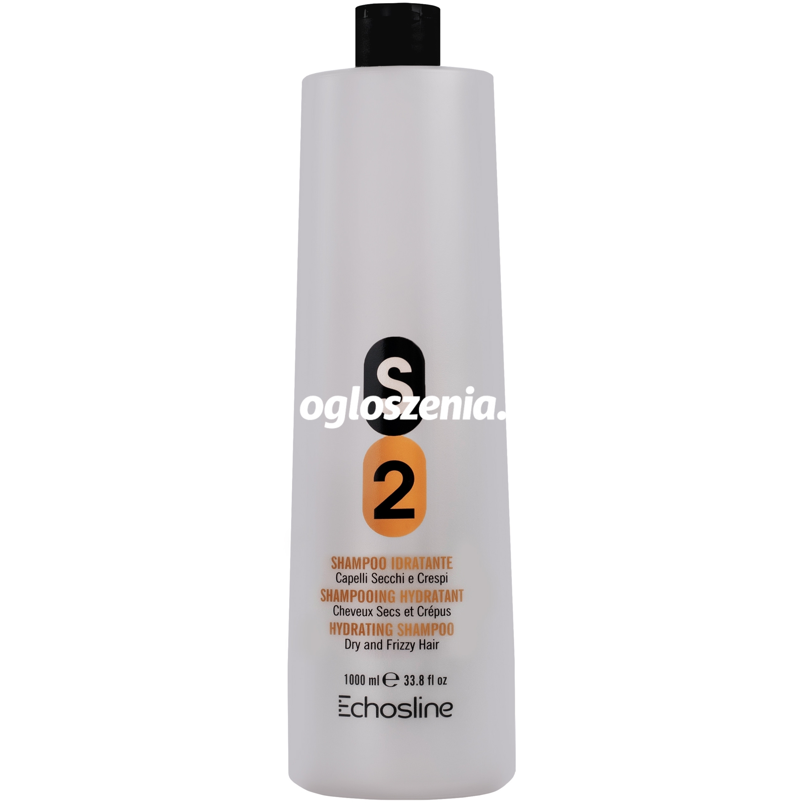 Zdjęcie produktu Echosline S2 Hydrating Shampoo – nawilzajacy szampon do wlosów suchych i zniszczonych, 1000ml