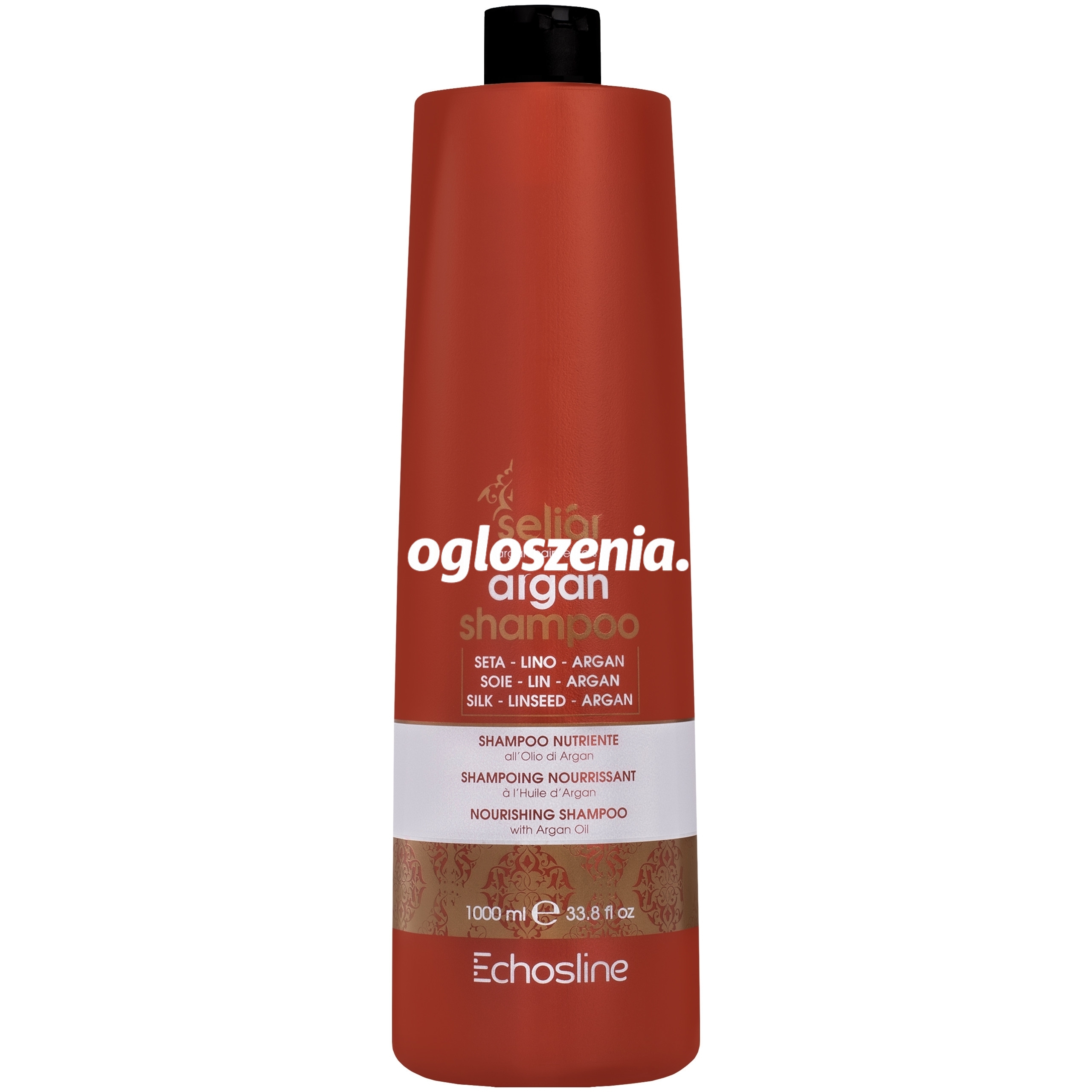 Zdjęcie produktu Echosline Seliar Argan Shampoo – odzywczy szampon z olejkiem arganowym, 1000ml