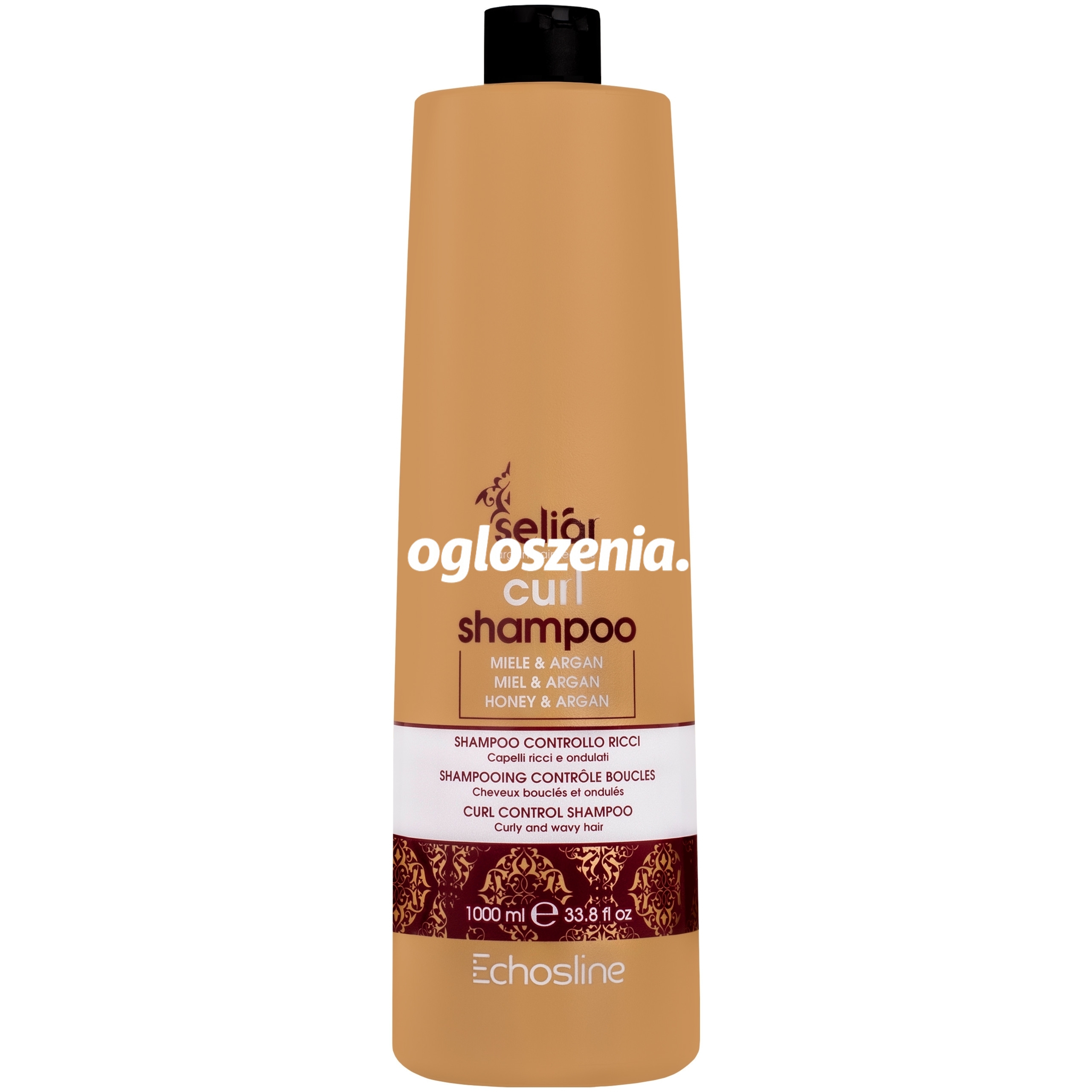 Zdjęcie produktu Echosline Seliar Curl Shampoo – szampon do wlosów kreconych i falowanych, 1000ml