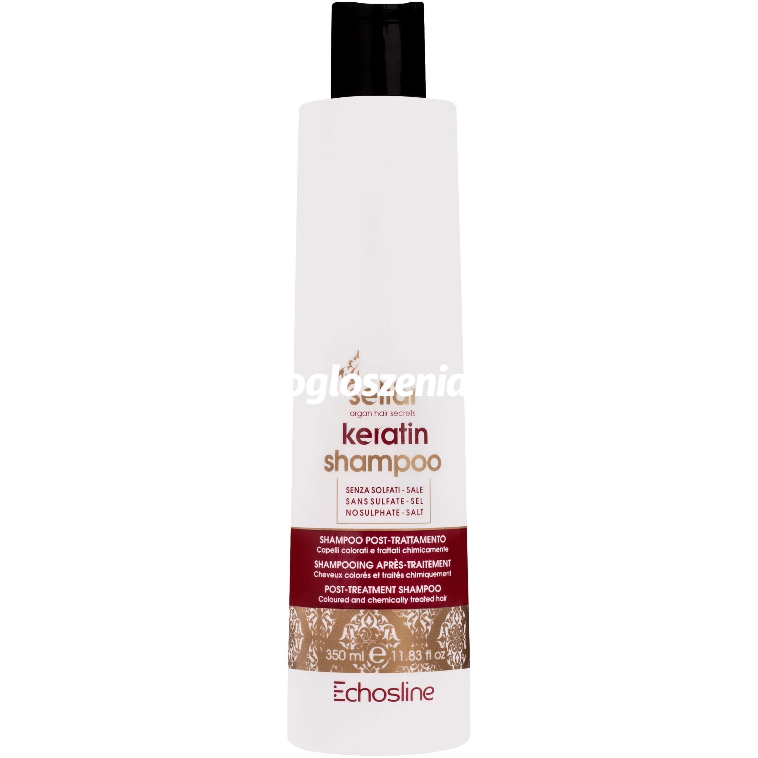 Zdjęcie produktu Echosline Seliar Keratin Shampoo - keratynowy szampon do wlosów zniszczonych farbowanych, 350ml