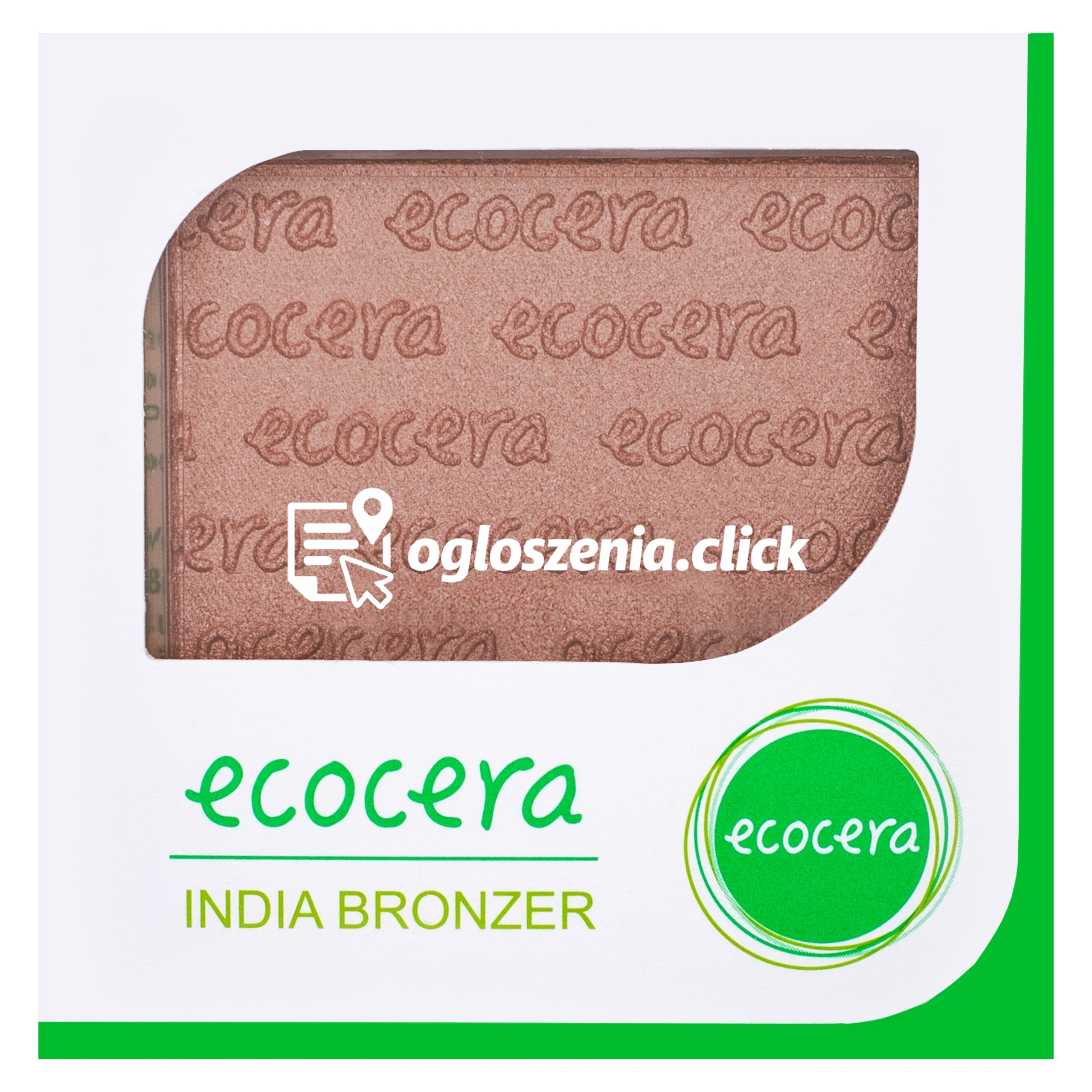 Zdjęcie produktu Ecocera India opalizujacy puder - bronzer do konturowania twarzy 10g