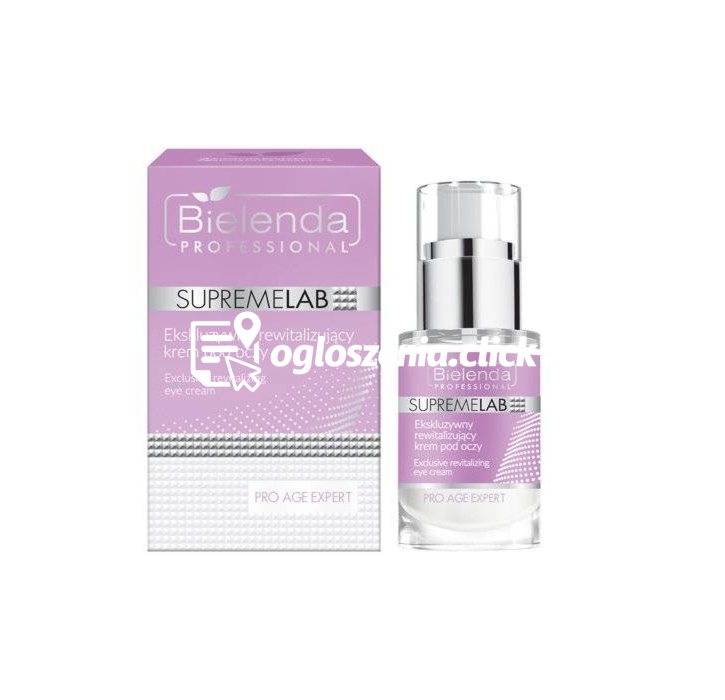 Zdjęcie produktu Ekskluzywny rewitalizujacy krem pod oczy - Bielenda Supremelab Pro Age Expert - 15 ml