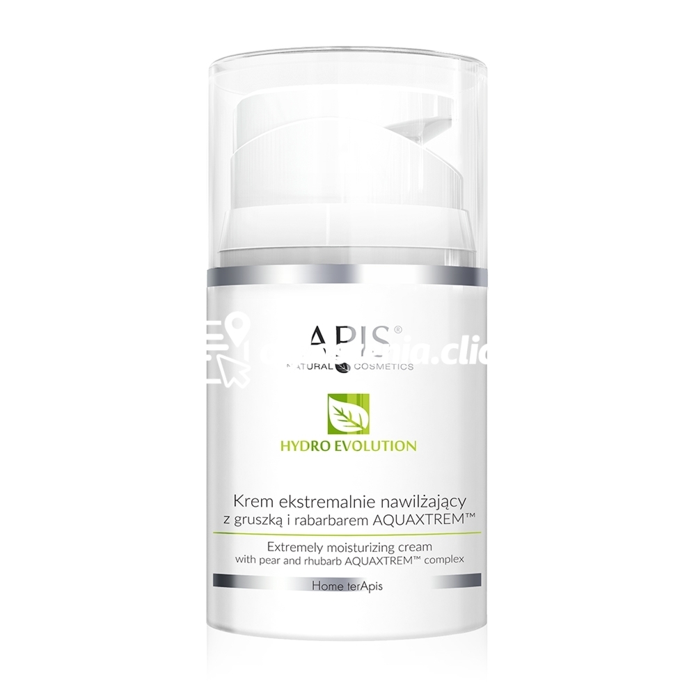 Zdjęcie produktu Ekstremalnie nawilzajacy krem z gruszka i rabarbarem AQUAXTREM - Apis Home Terapis - 50 ml