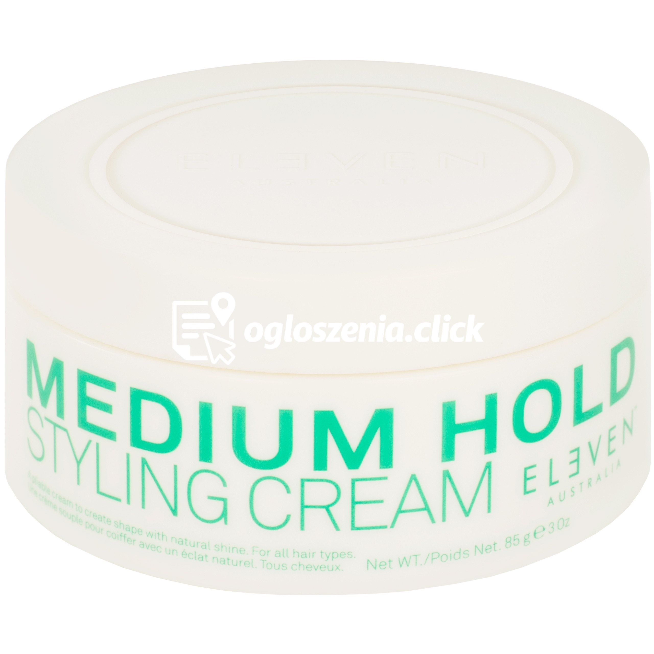 Zdjęcie produktu Eleven Australia Medium Hold Styling Cream - krem do wlosów, zapewnia srednie utrwalenie, 85g