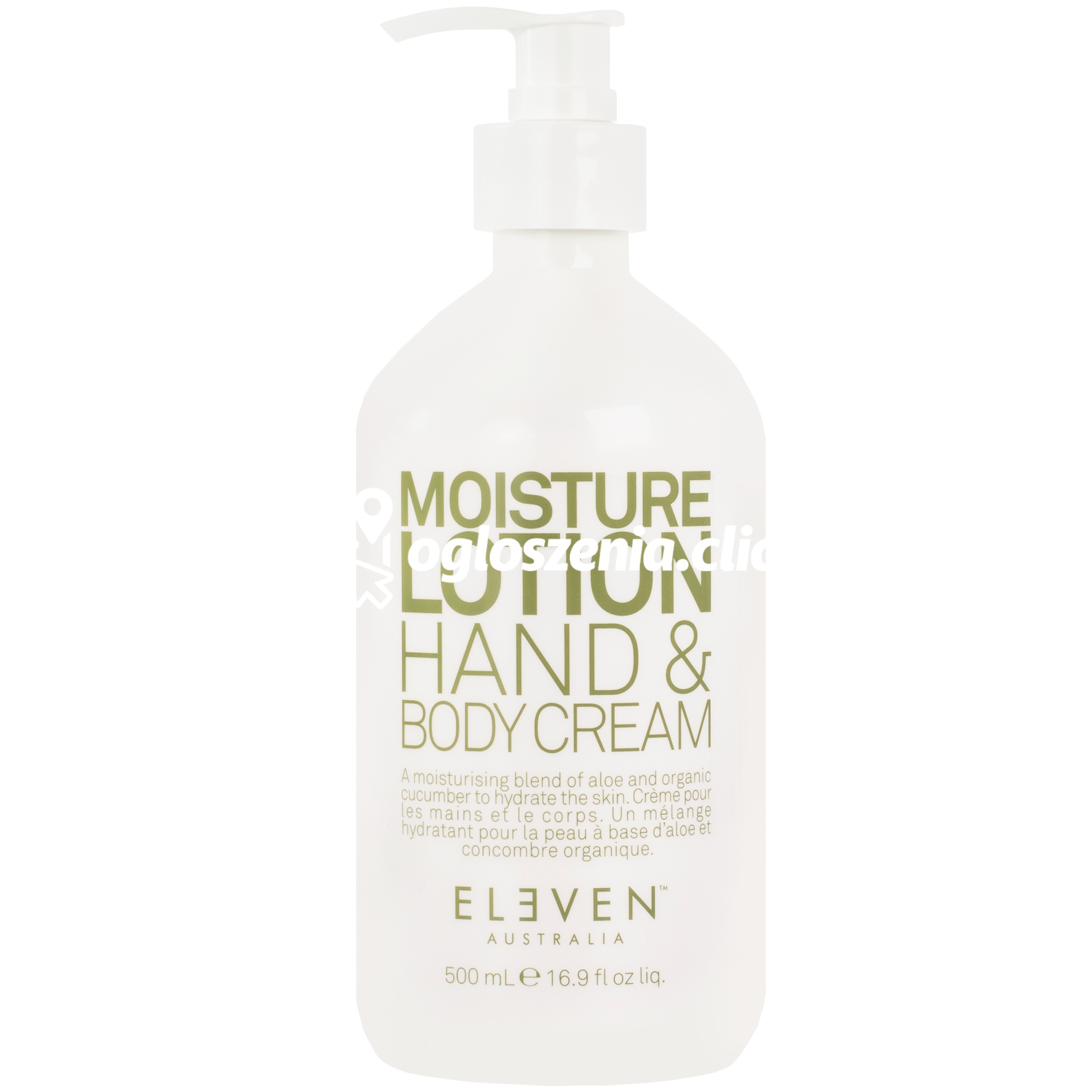 Zdjęcie produktu Eleven Australia Moisture Lotion Hand & Body Cream - krem nawilzajacy do rak i ciala, 500ml