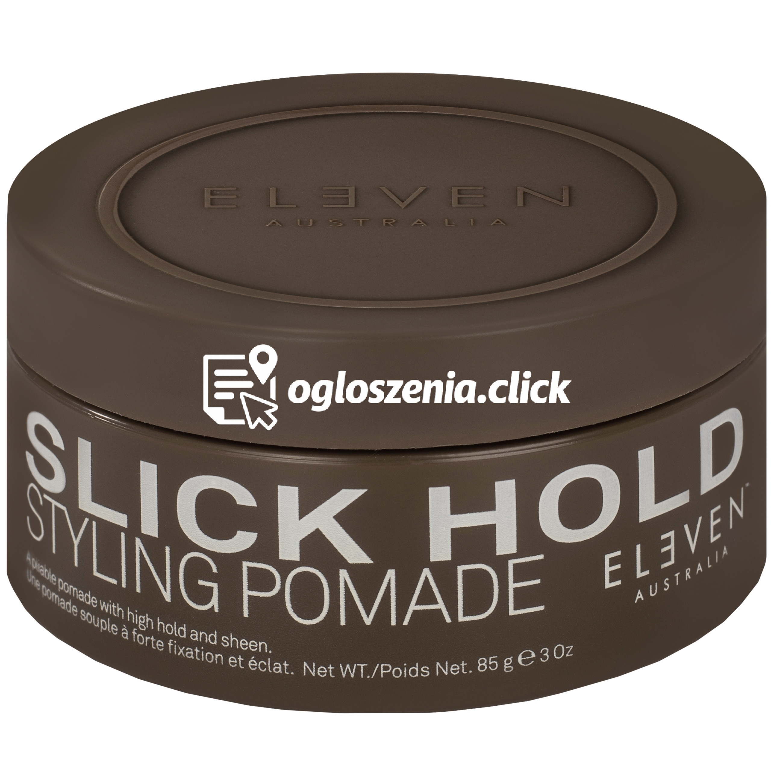 Zdjęcie produktu Eleven Australia Slick Hold Styling Pomade - profesjonalna, mocna pomada do wlosów, 85g