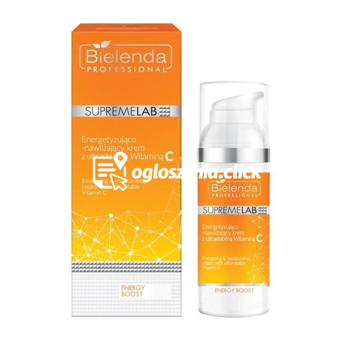 Zdjęcie produktu Energetyzujaco-nawilzajacy krem ze stabilna witamina C Bielenda Supremelab Energy Boost 50 ml