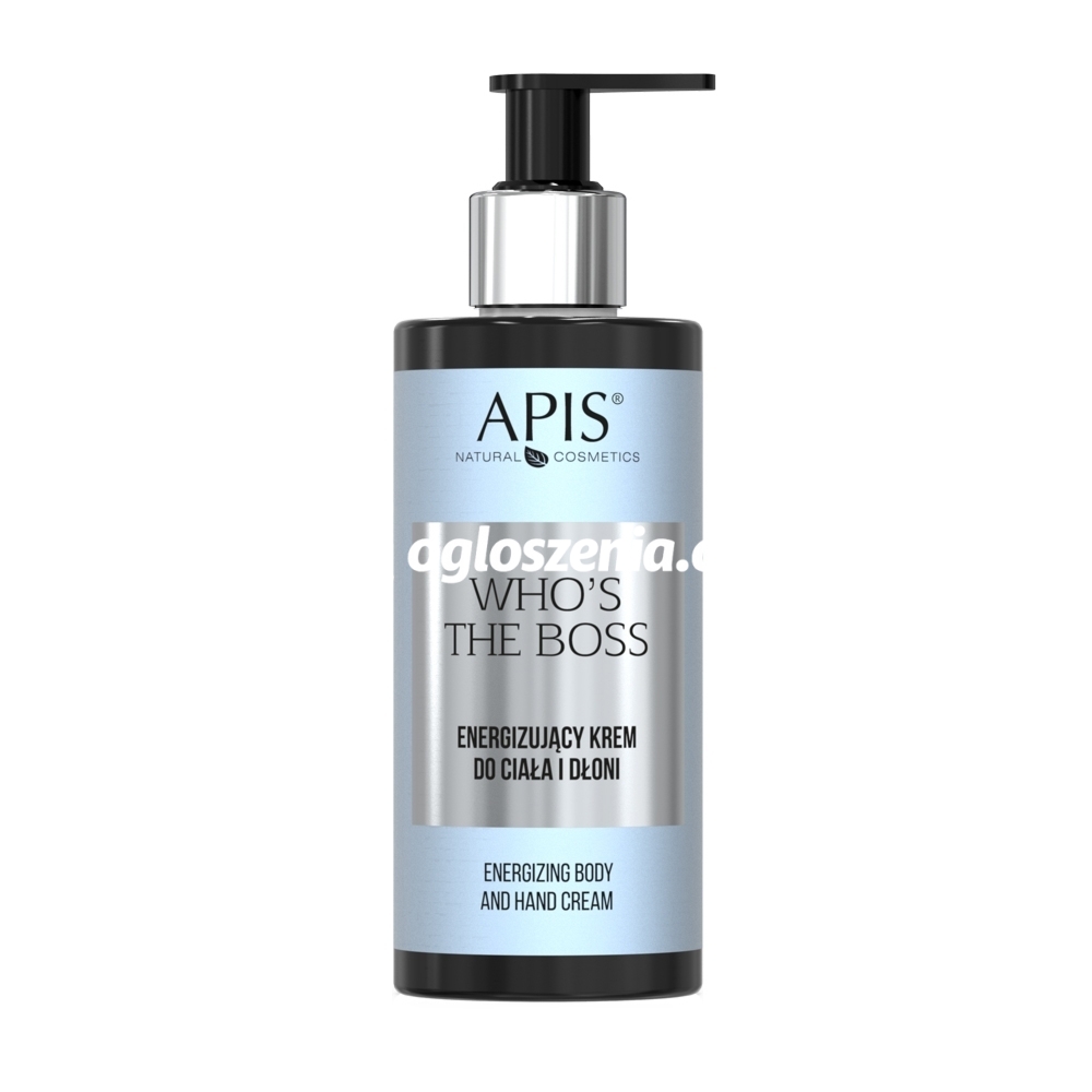 Zdjęcie produktu Energizujacy krem do ciala i dloni Apis Whos the boss 300 ml
