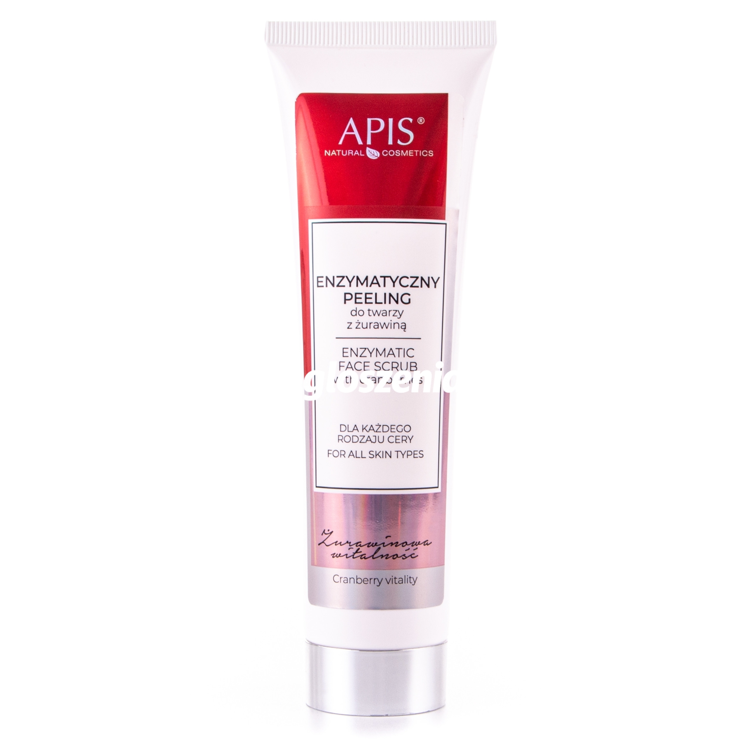 Zdjęcie produktu Enzymatyczny peeling do twarzy z zurawina Apis Zurawinowa Witalnosc 100 ml