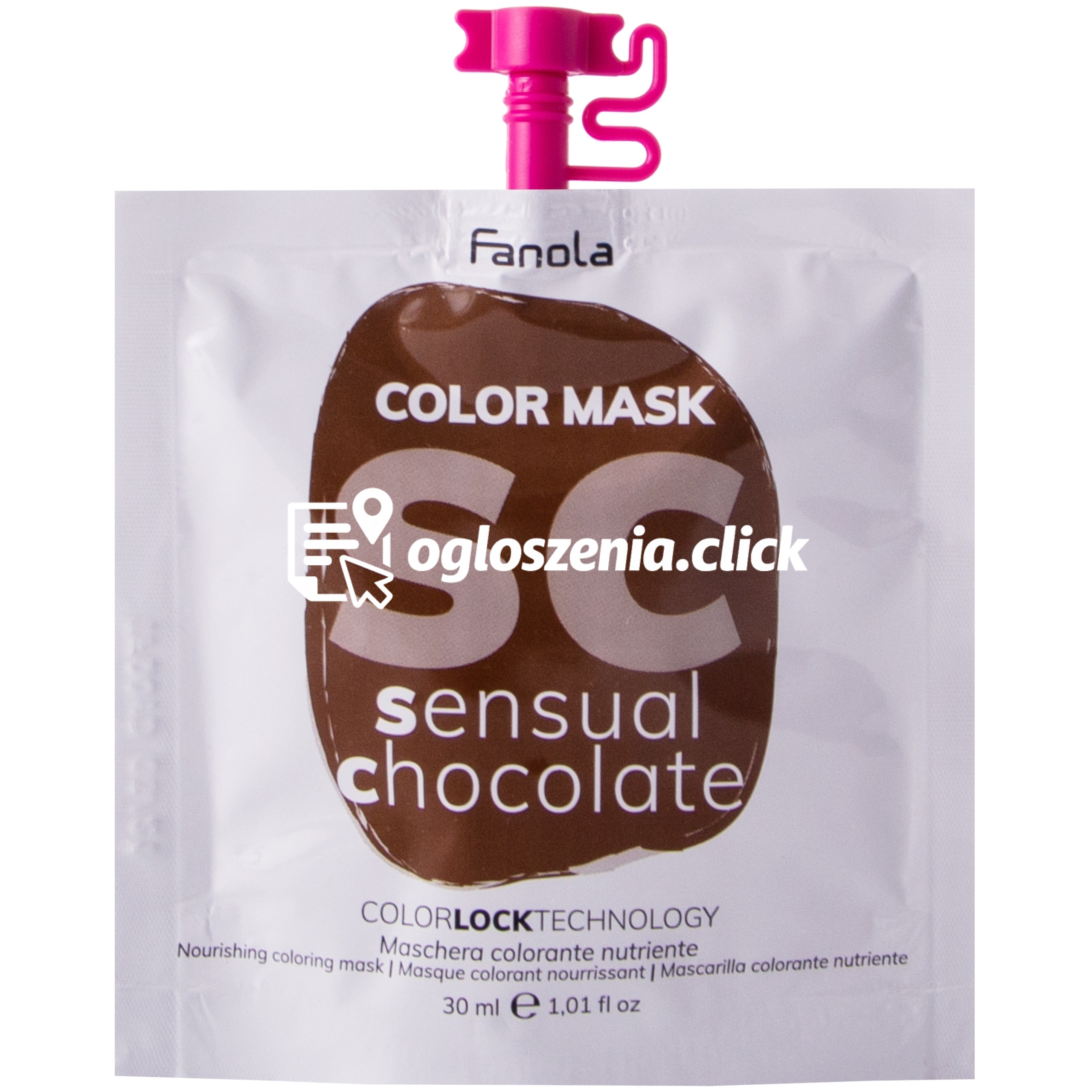 Zdjęcie produktu Fanola Color Mask - koloryzujaca maska do wlosów, rózne kolory 30ml Sensual Chocolate