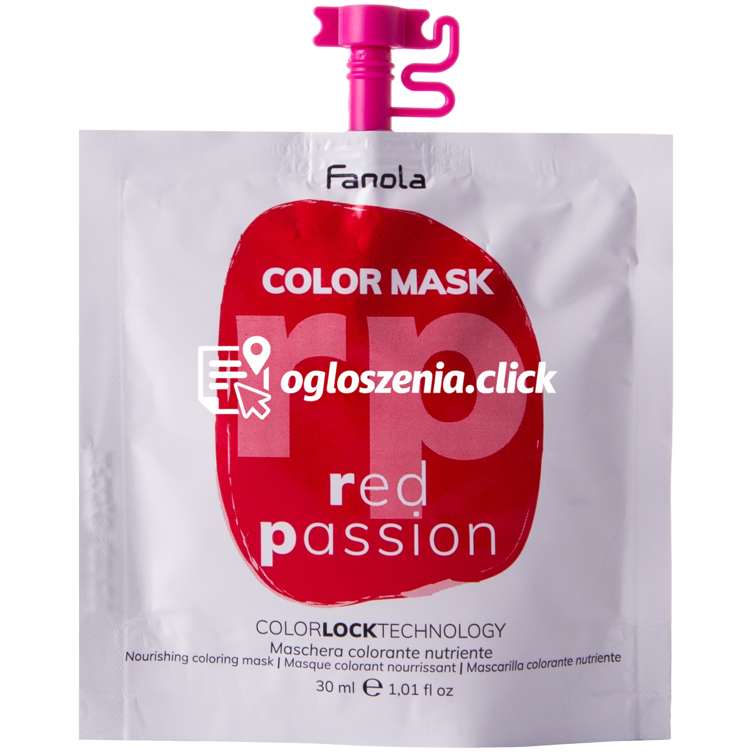 Zdjęcie produktu Fanola Color Mask - koloryzujaca maska do wlosów, rózne kolory 30ml Red Passion