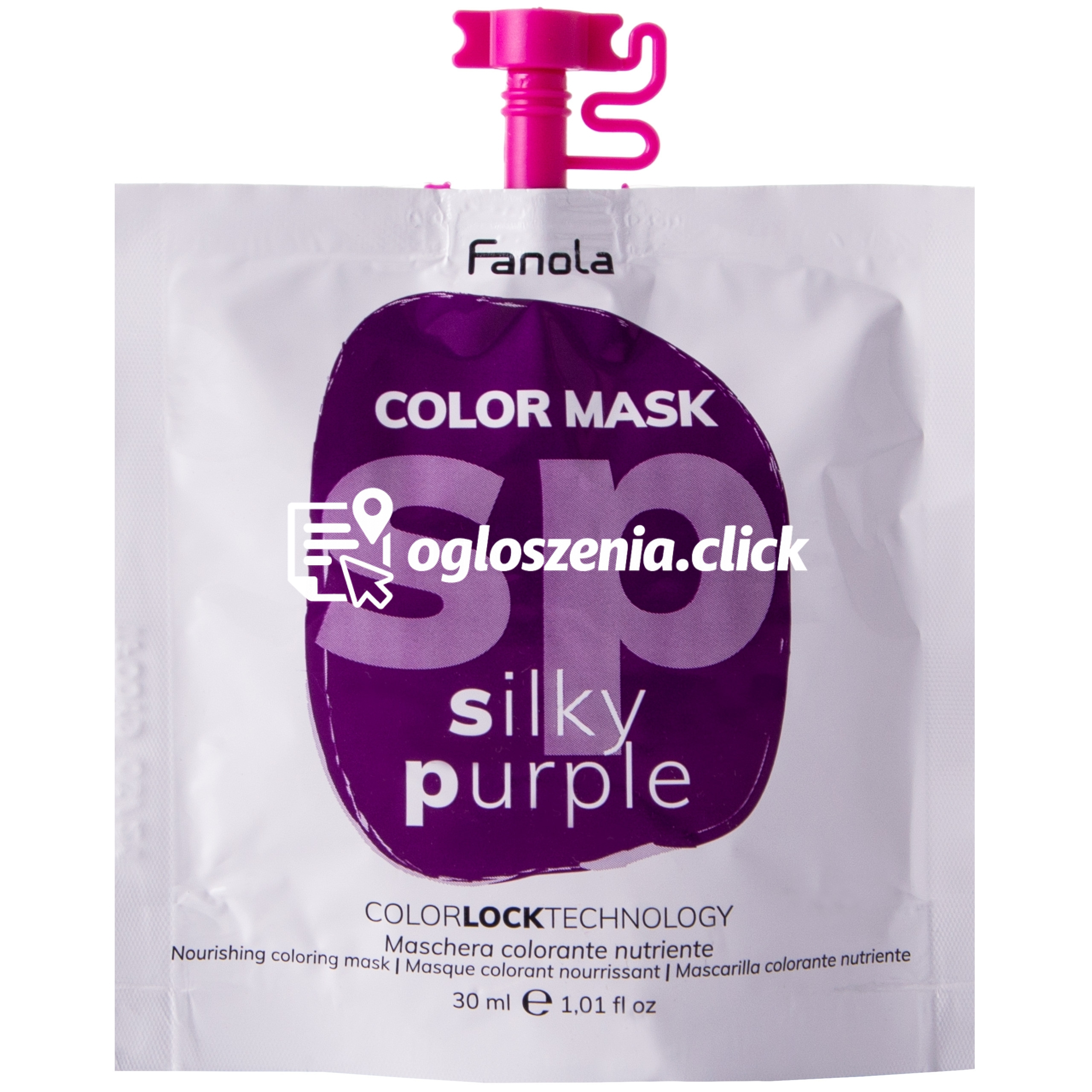 Zdjęcie produktu Fanola Color Mask - koloryzujaca maska do wlosów, rózne kolory 30ml Silky Purple