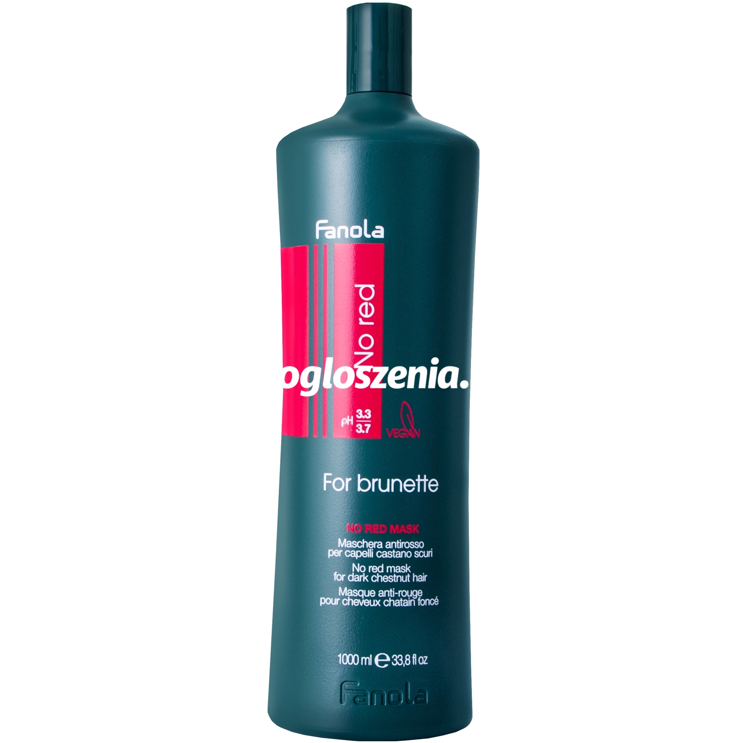 Zdjęcie produktu Fanola No Red - maska do wlosów brazowych redukujaca czerwone odcienie, 1000ml