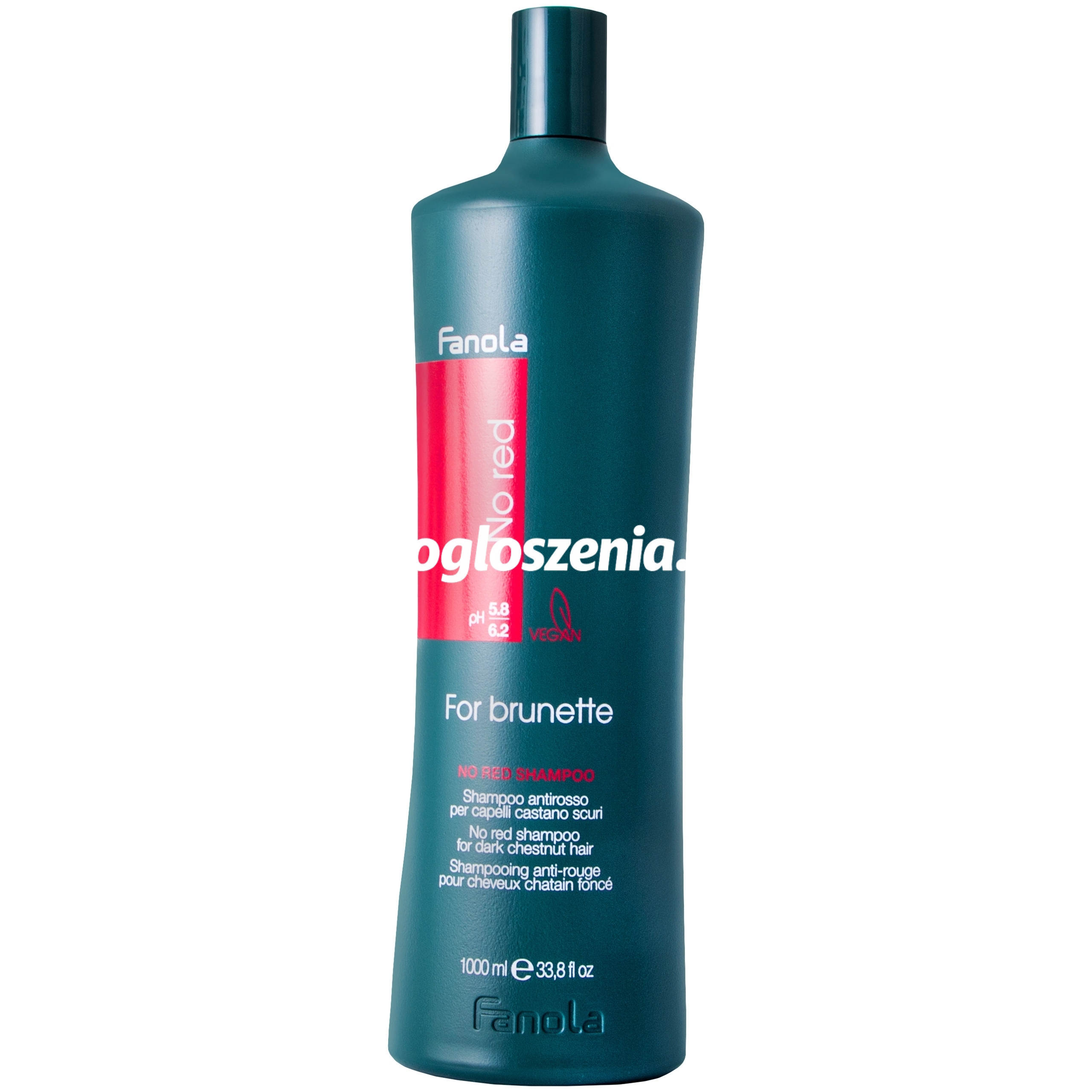 Zdjęcie produktu Fanola No Red - szampon do wlosów brazowych redukujacy czerwone refleksy, 1000 ml