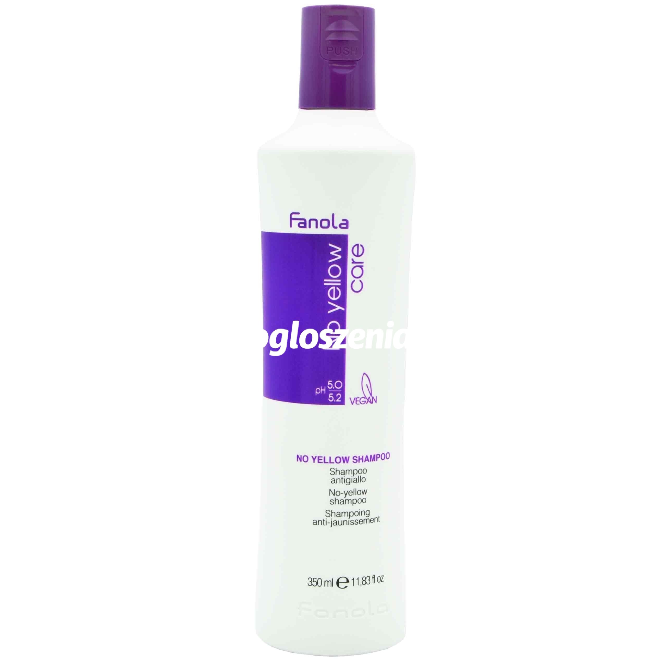 Zdjęcie produktu Fanola No Yellow Shampoo - szampon neutralizujacy zólty odcien wlosów, 350ml