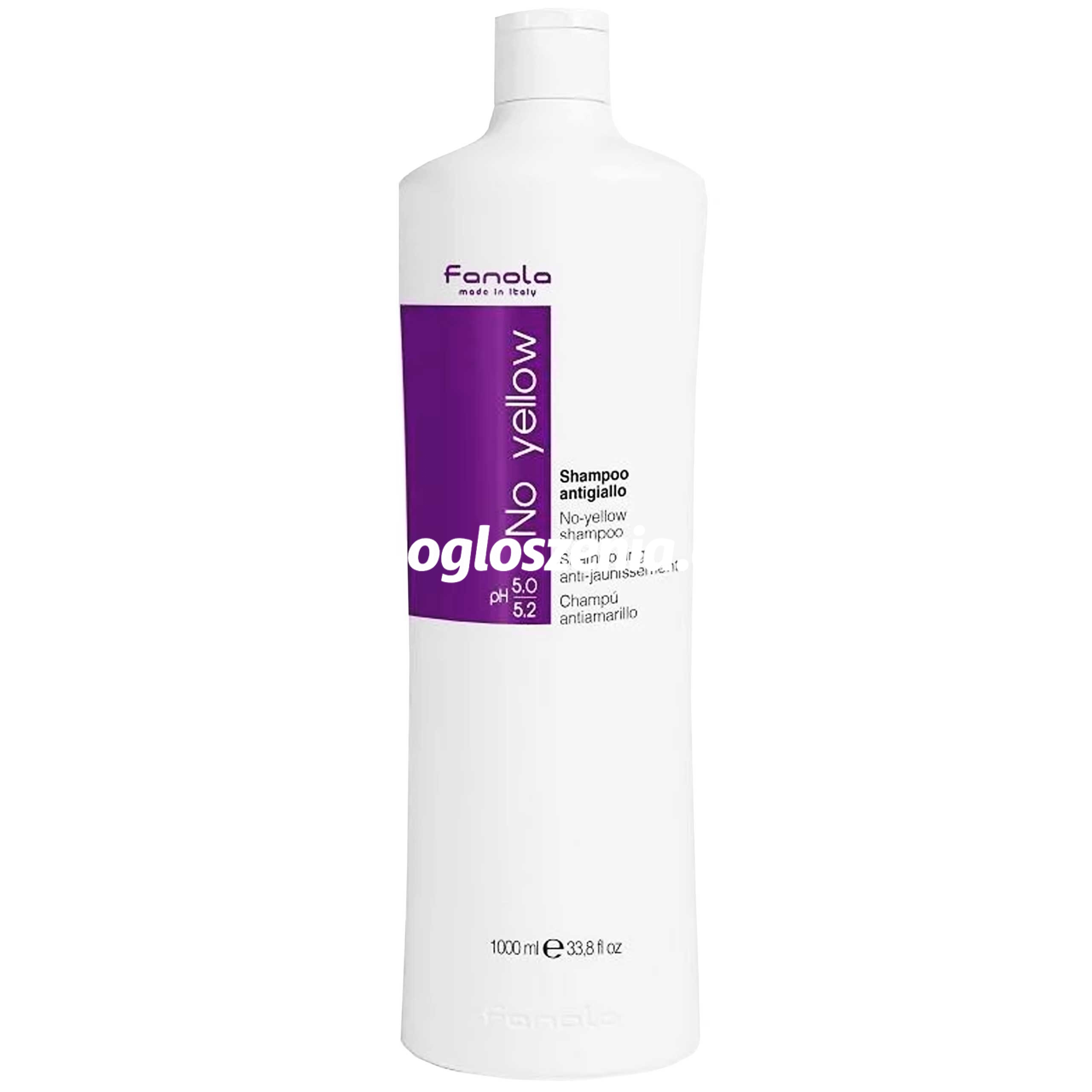 Zdjęcie produktu Fanola No Yellow - szampon neutralizujacy zólty odcien wlosów, 1000ml