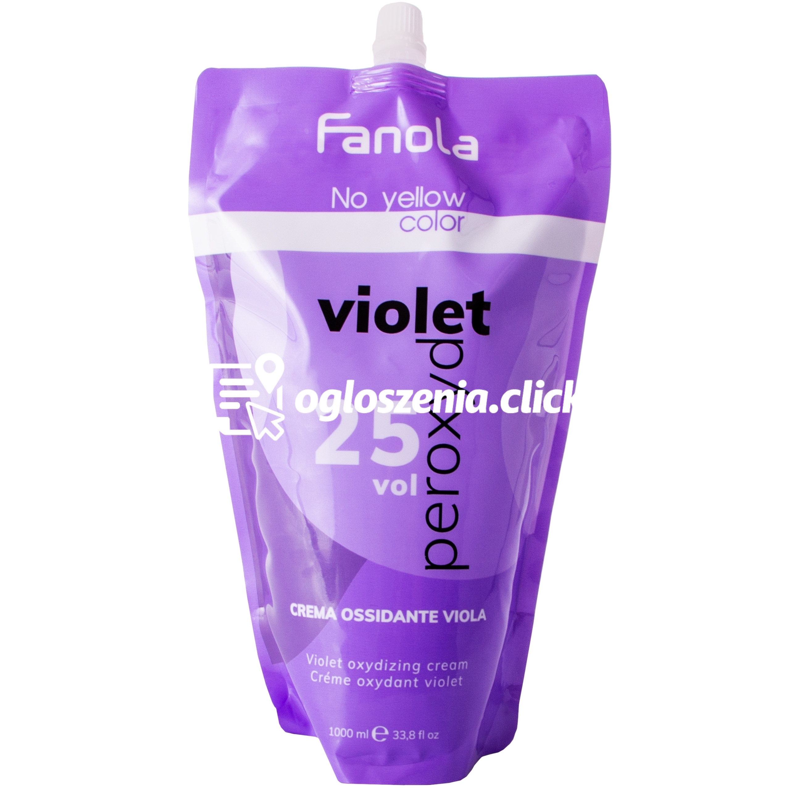 Zdjęcie produktu Fanola No Yellow Violet Peroxyd Rozjasniacz 7,5% 1000 ml