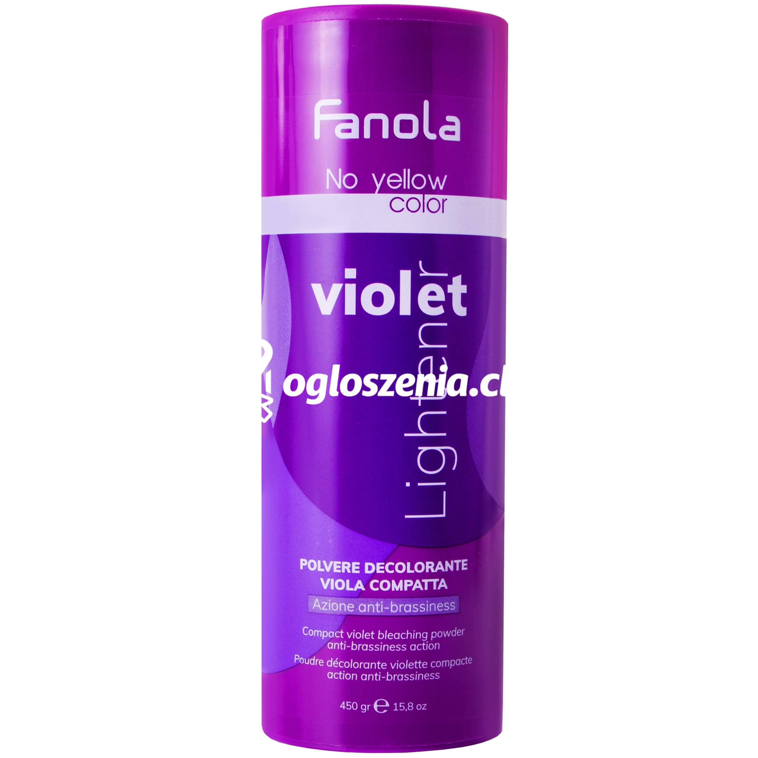 Zdjęcie produktu Fanola No Yellow Violet - rozjasniacz do wlosów, 450g