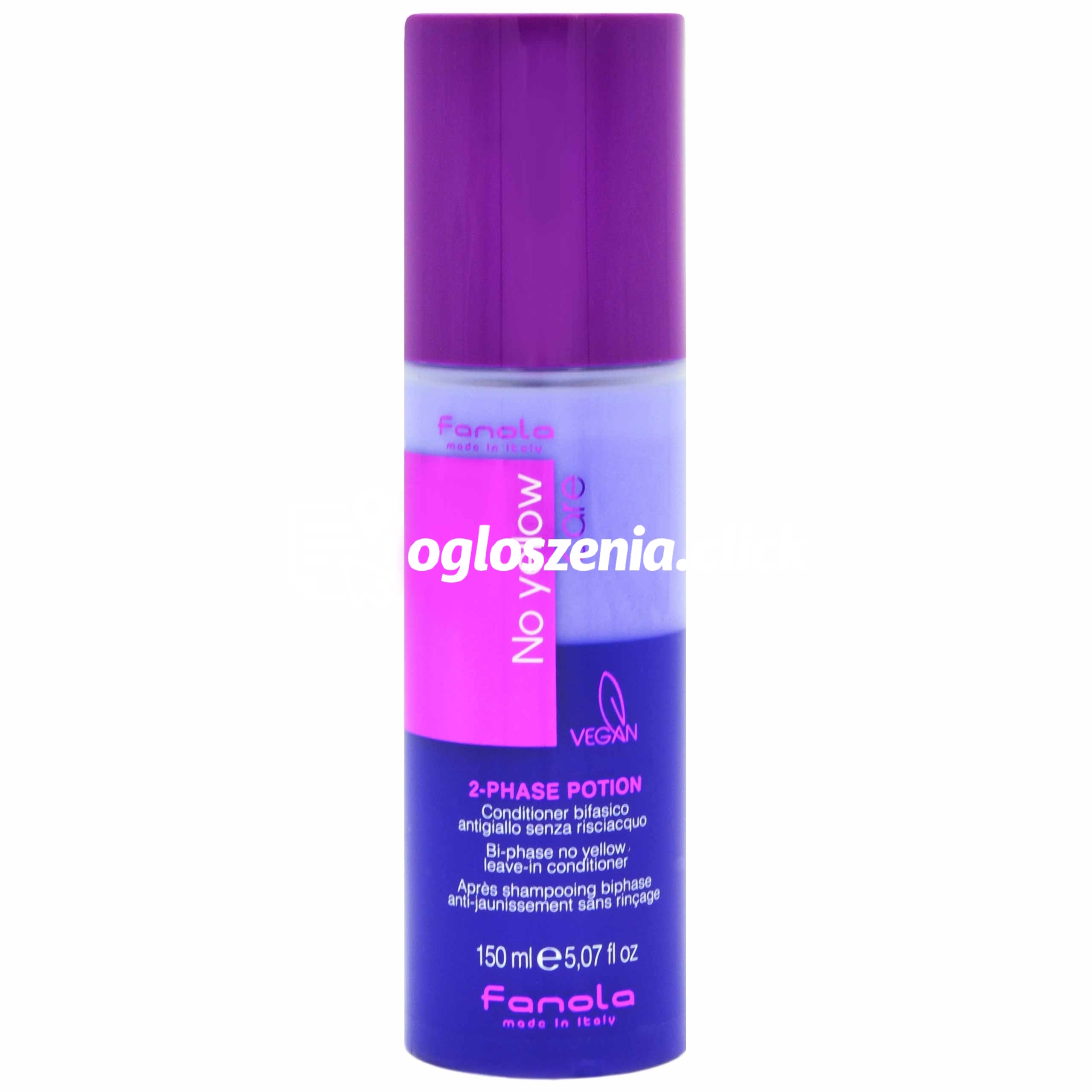 Zdjęcie produktu Fanola No Yellow weganska odzywka do wlosów blond i rozjasnianych 150ml