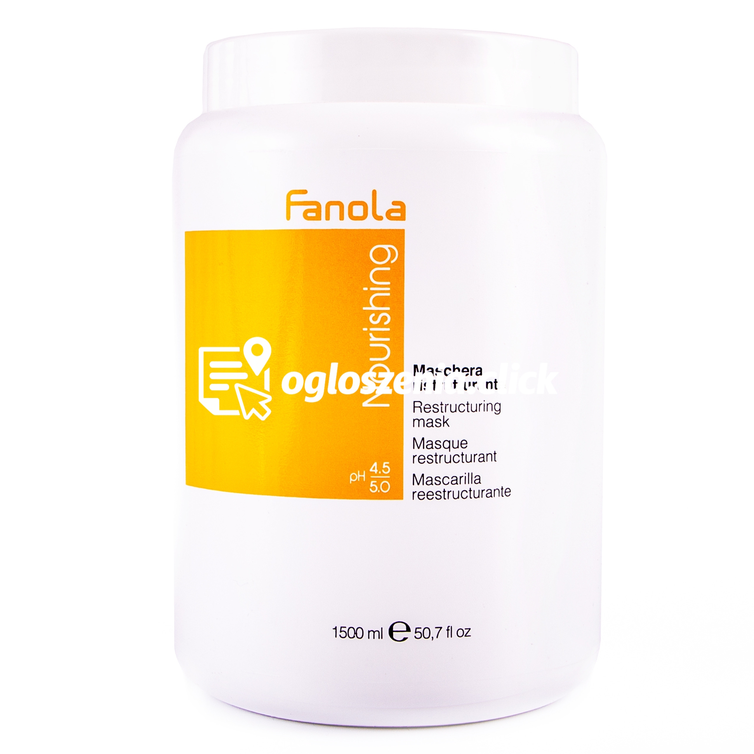 Zdjęcie produktu Fanola Nourishing regenerujaca maska do wlosów suchych 1500ml