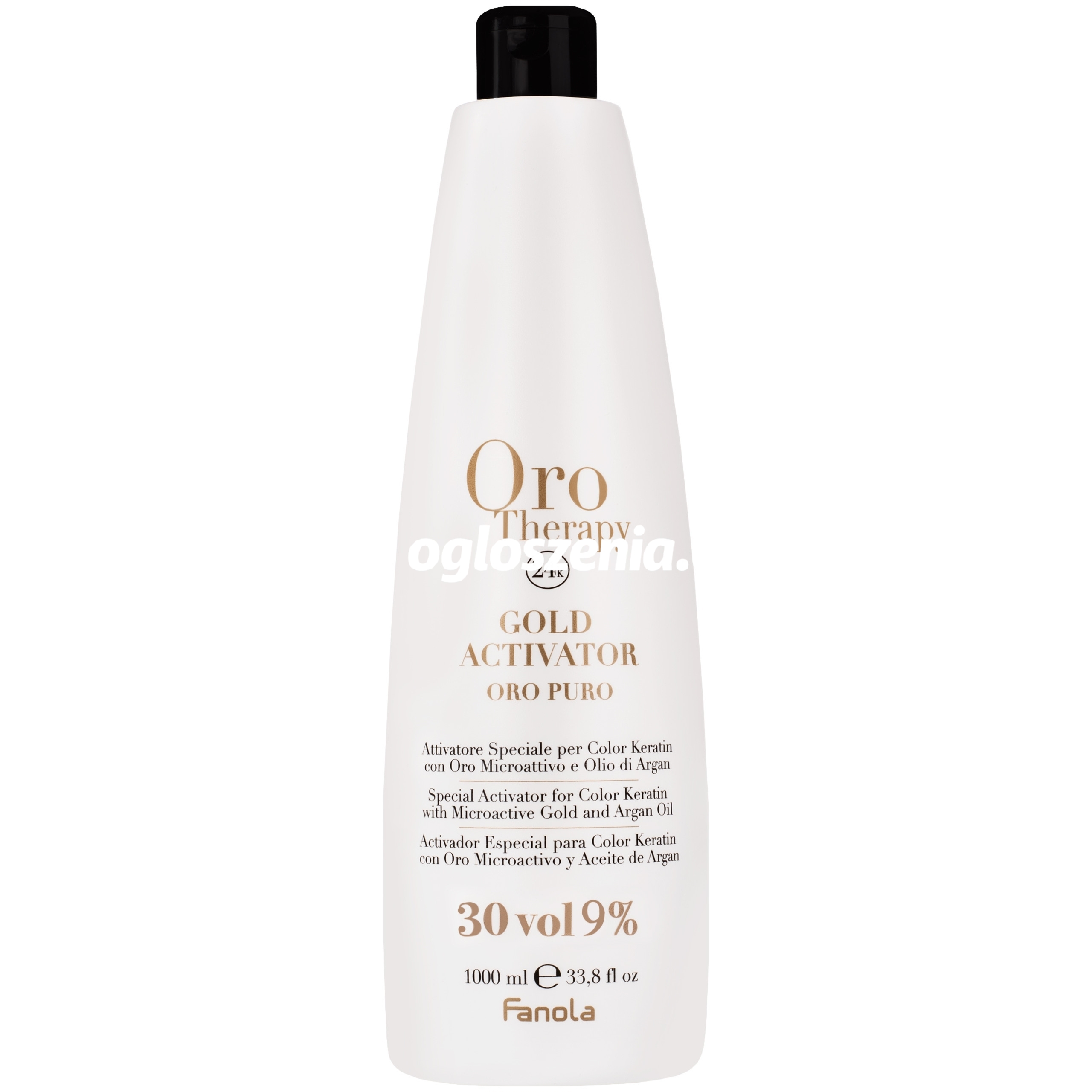 Zdjęcie produktu Fanola Oro Therapy Gold Activator Oro Puro oxydant do farb 1000ml 30 VOL | 9%