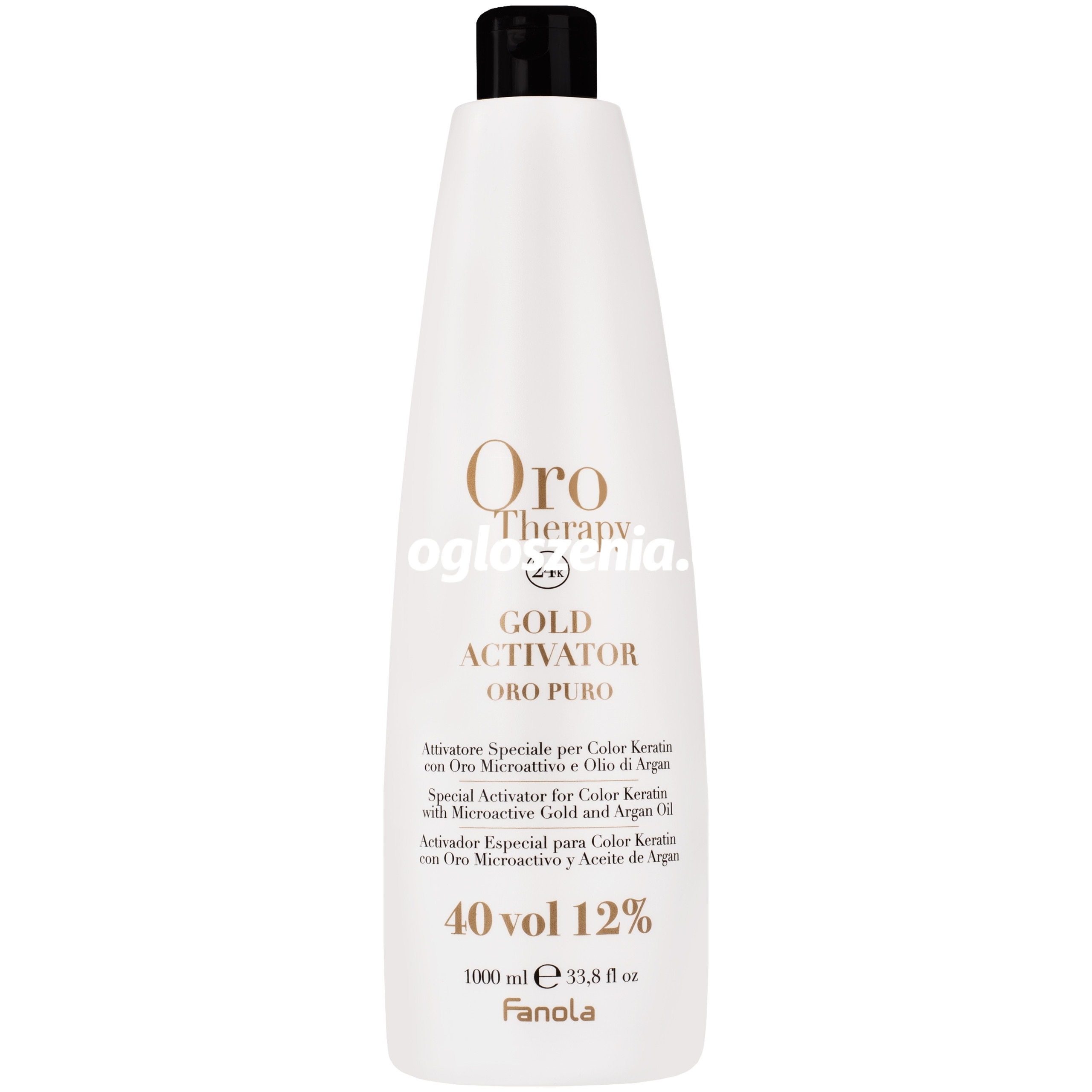 Zdjęcie produktu Fanola Oro Therapy Gold Activator Oro Puro oxydant do farb 1000ml 40 VOL | 12%