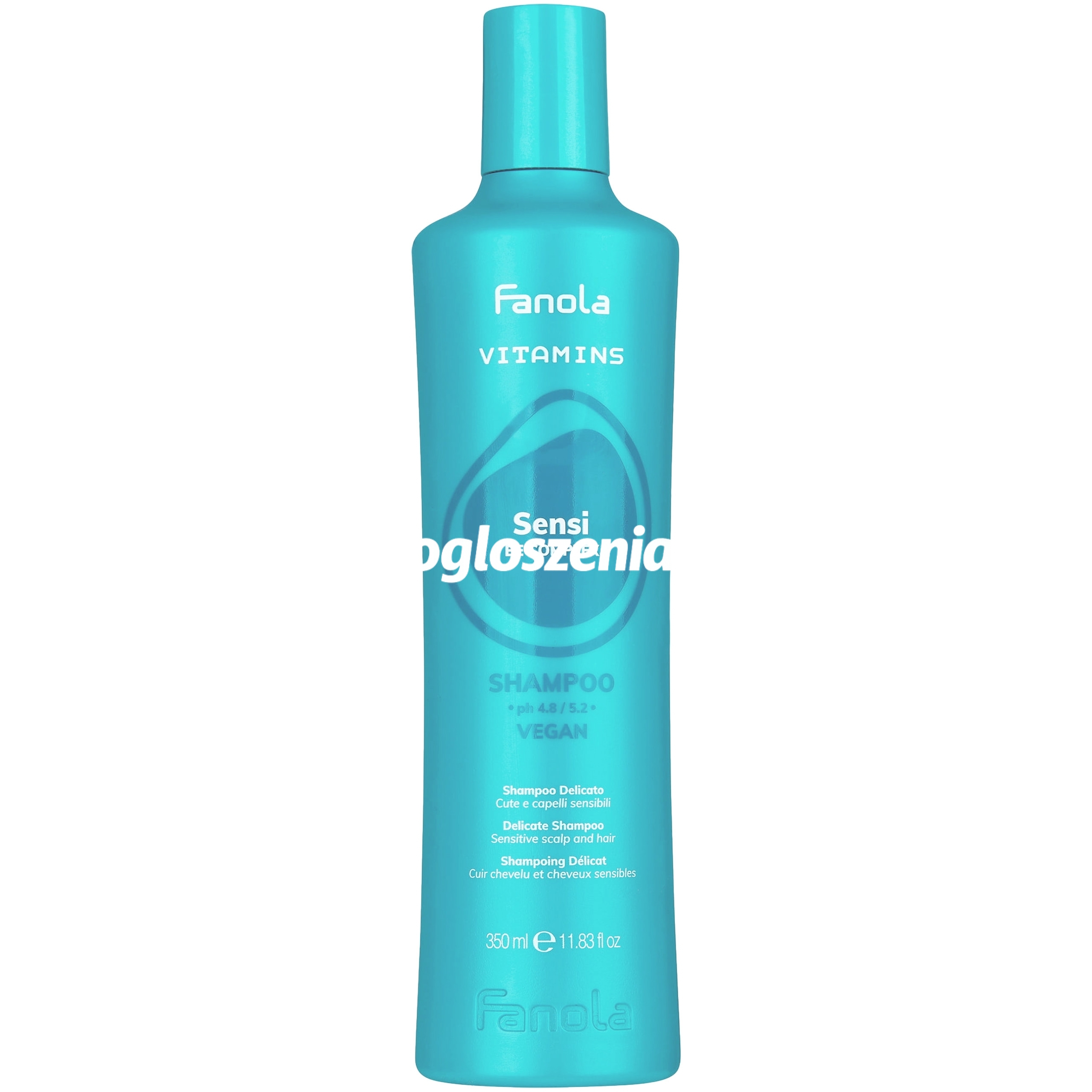 Zdjęcie produktu Fanola Vitamins Sensi Be Complex - szampon do skóry wrazliwej, 350ml