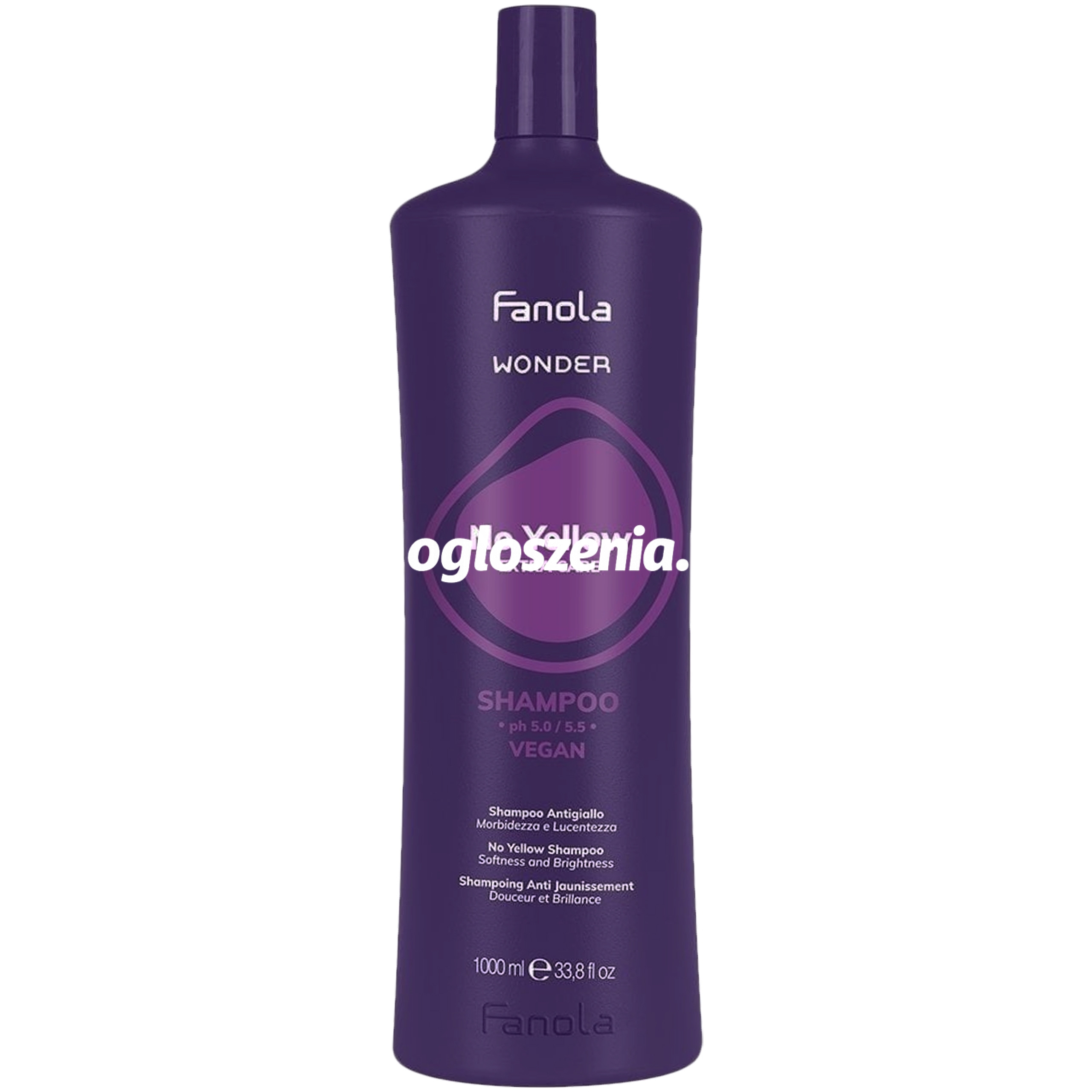 Zdjęcie produktu Fanola Wonder No Yellow Shampoo - szampon do wlosów blond, 1000ml