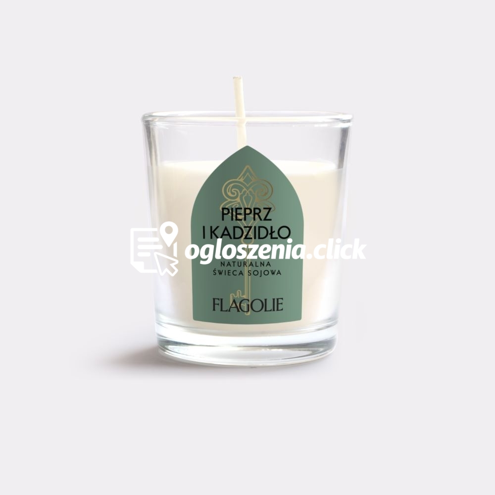 Zdjęcie produktu Flagolie PIEPRZ i KADZIDLO Mala sojowa swieca zapachowa
