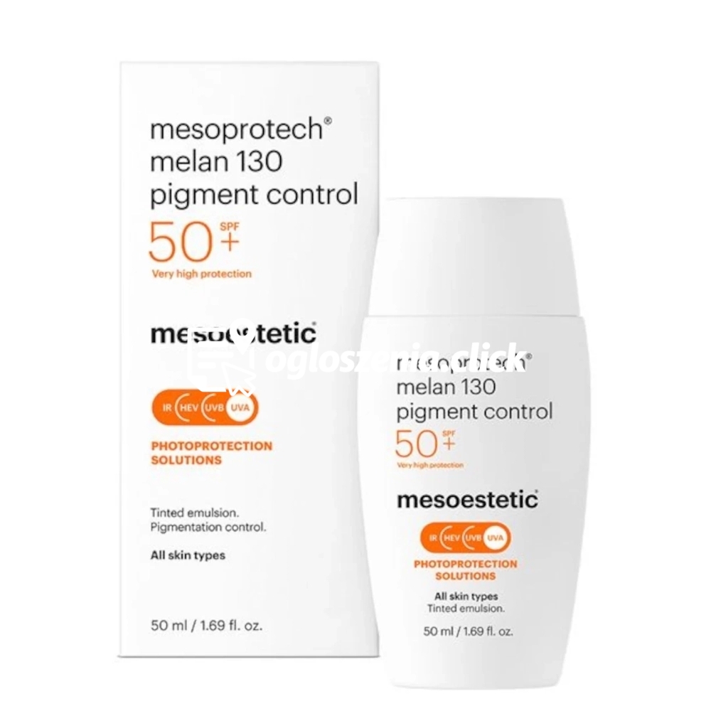 Zdjęcie produktu Fluid koloryzujacy SPF 50+ - Mesoestetic Mesoprotech Melan 130 Pigment Control - 50 ml