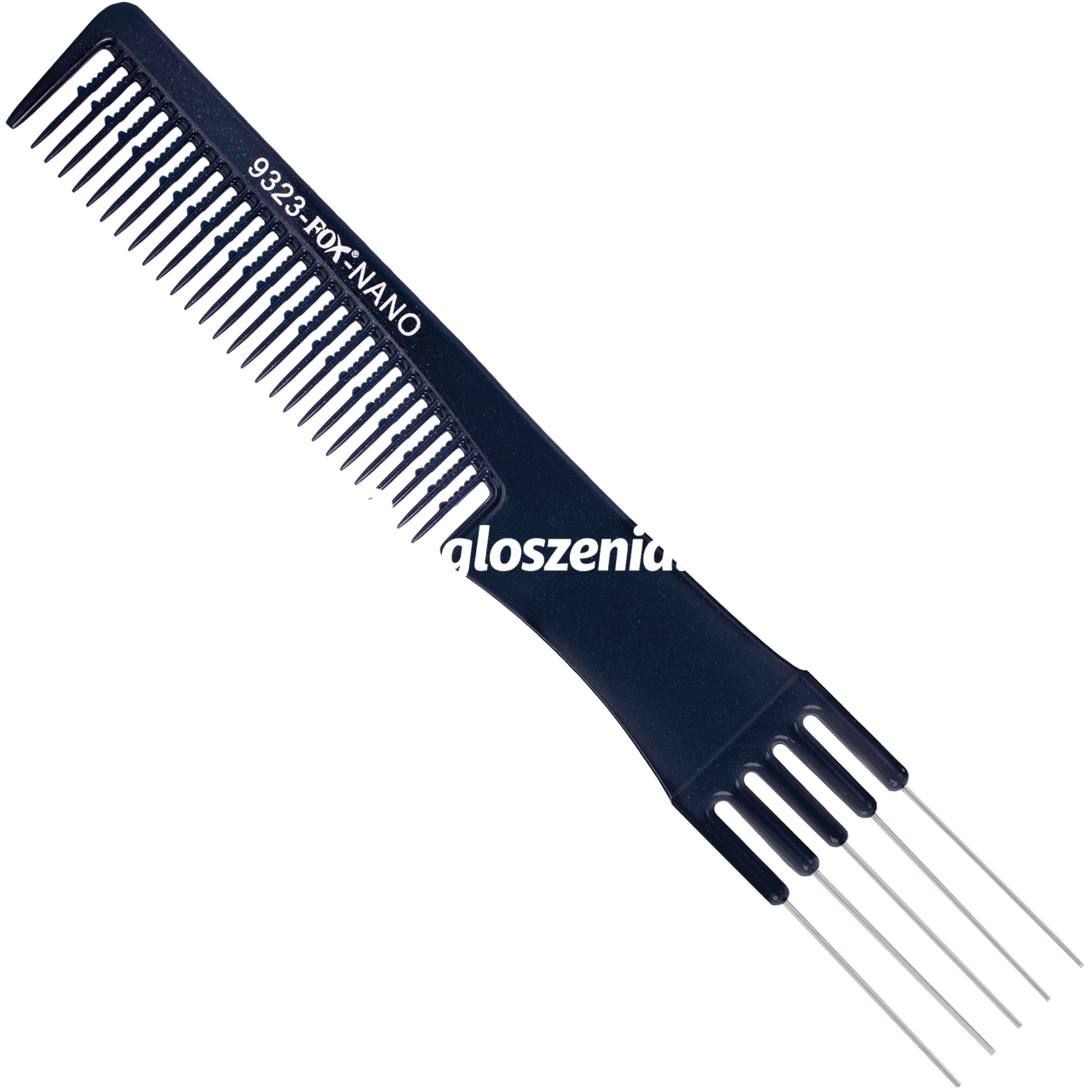 Zdjęcie produktu FOX NANO 9323 - grzebien do wlosów ze szpikulcem ulatwiajacym stylizacje fryzury