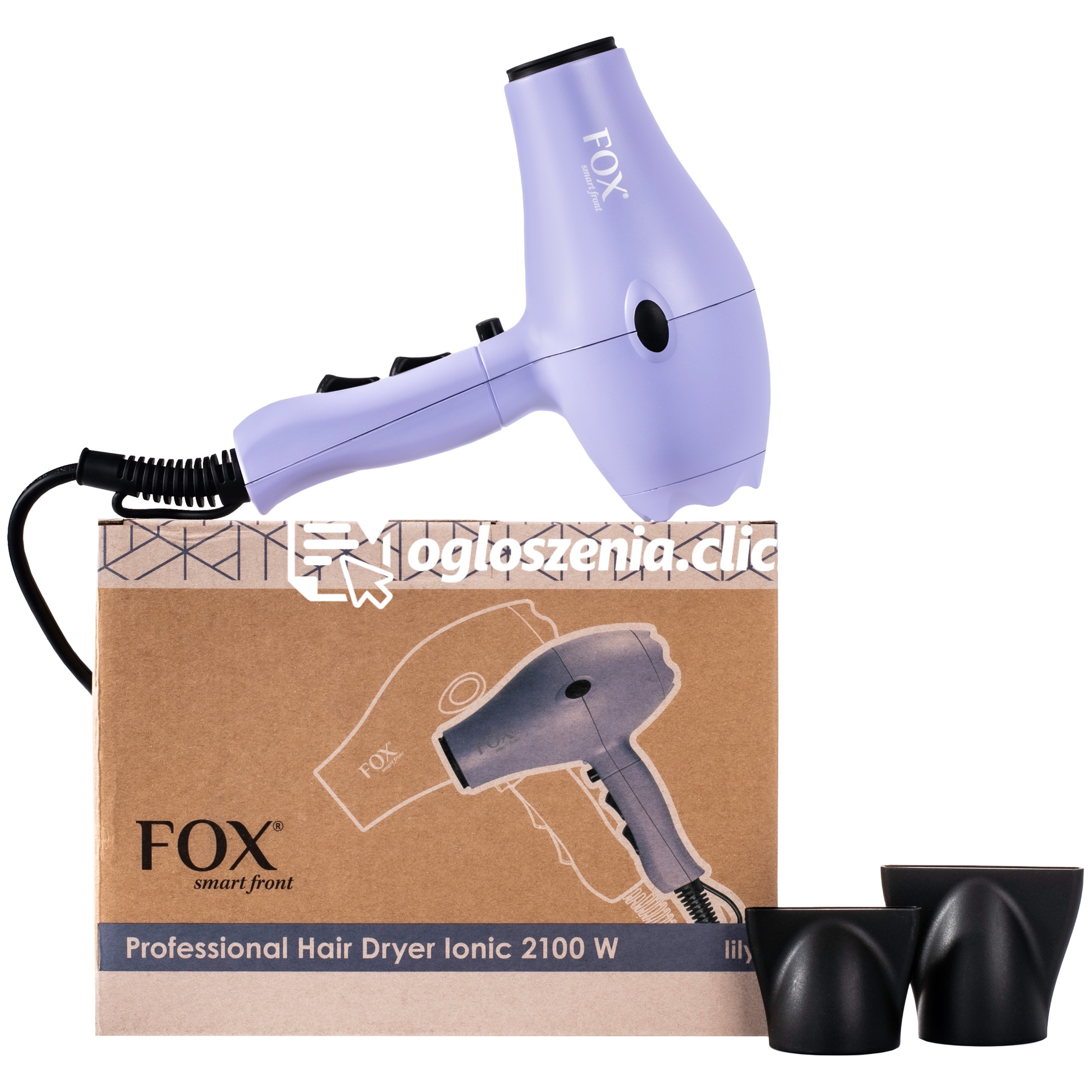 Zdjęcie produktu Fox Smart - suszarka do wlosów z systemem jonizacji, rózne kolory Lily