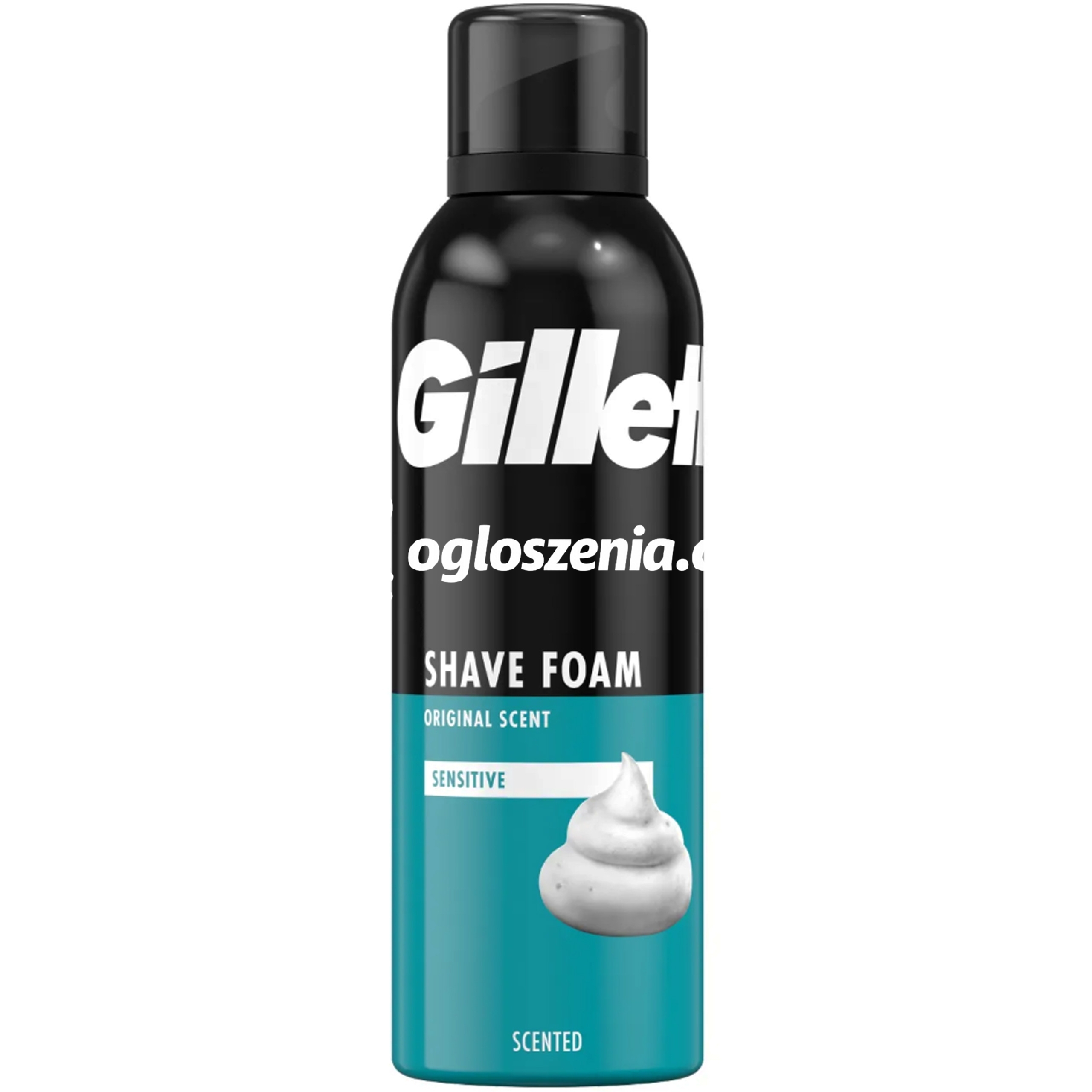 Zdjęcie produktu Gillette Sensitive Skin - lagodna pianka do golenia dla mezczyzn, do skóry wrazliwej 200 ml
