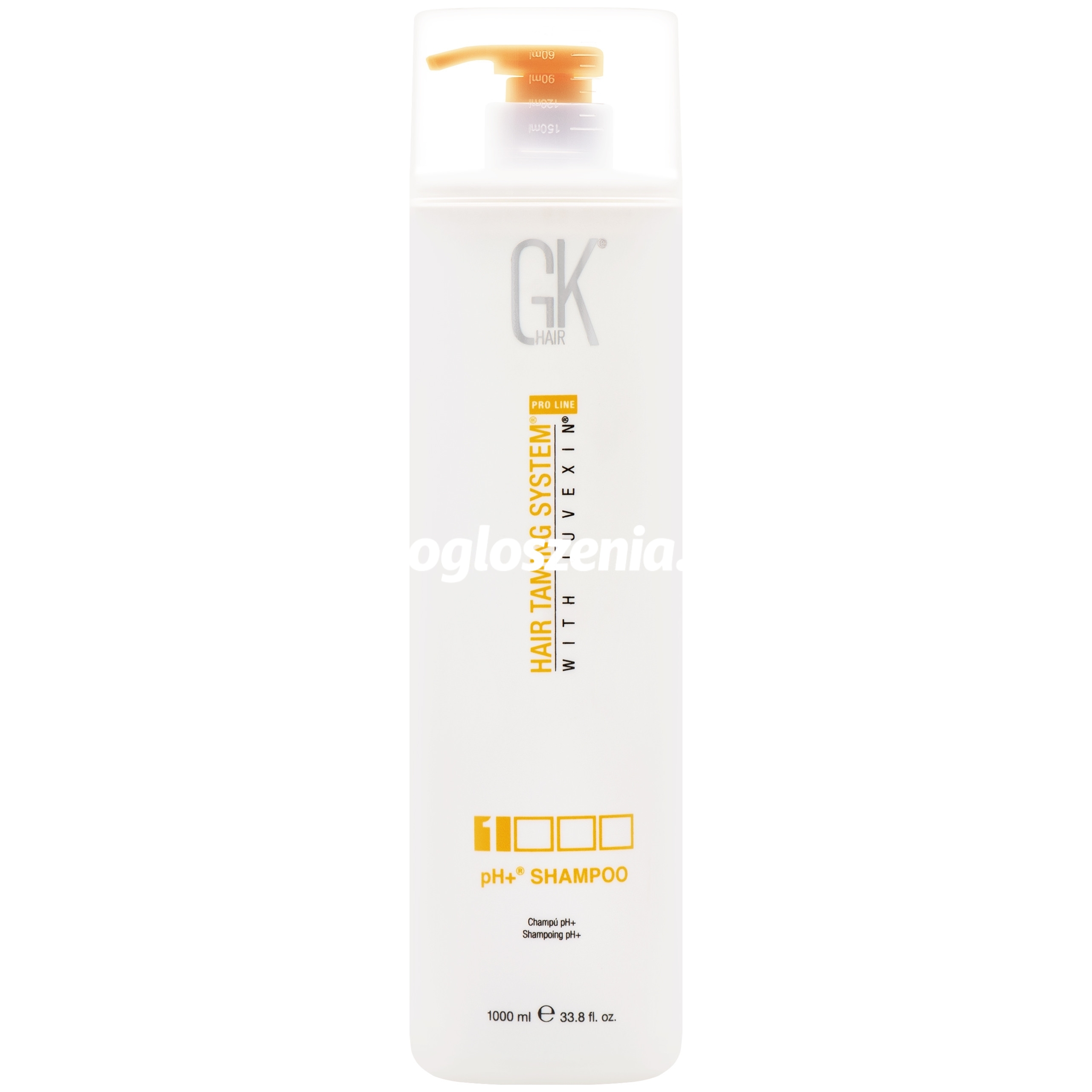 Zdjęcie produktu GKHair pH+ Pro Line - szampon oczyszczajacy wlosy i skóre glowy, 1000ml